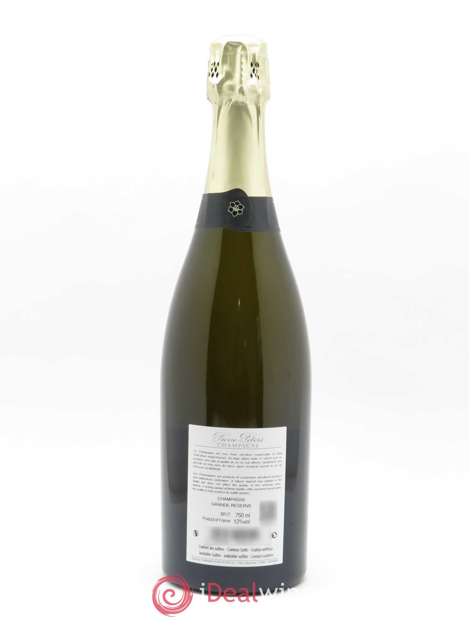 Blanc de Blancs Grande Réserve Pierre Péters  - Lotto di 1 bottiglia - 1