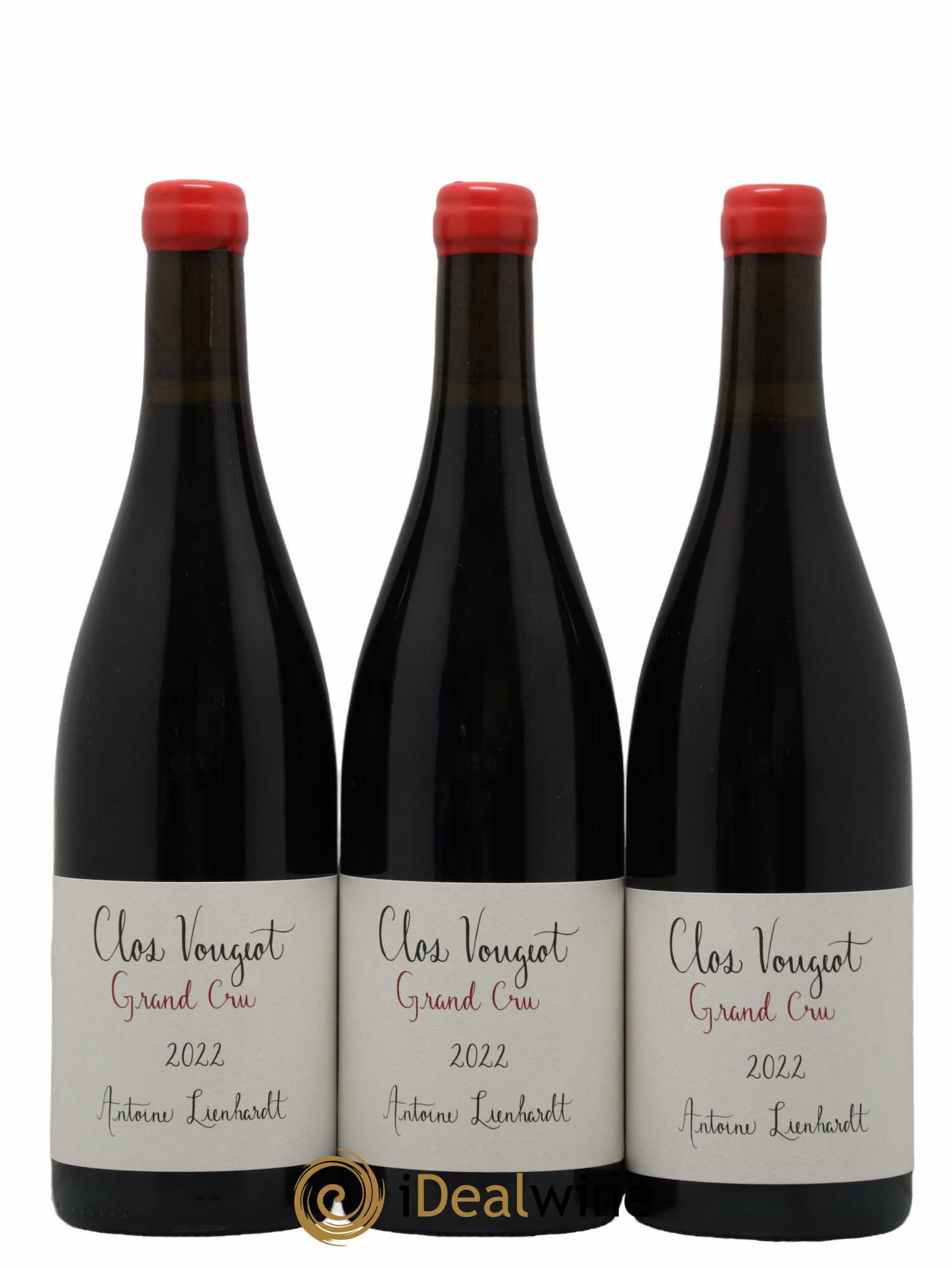 Clos Vougeot Grand Cru Antoine Lienhardt  2022 - Lotto di 3 bottiglie - 0