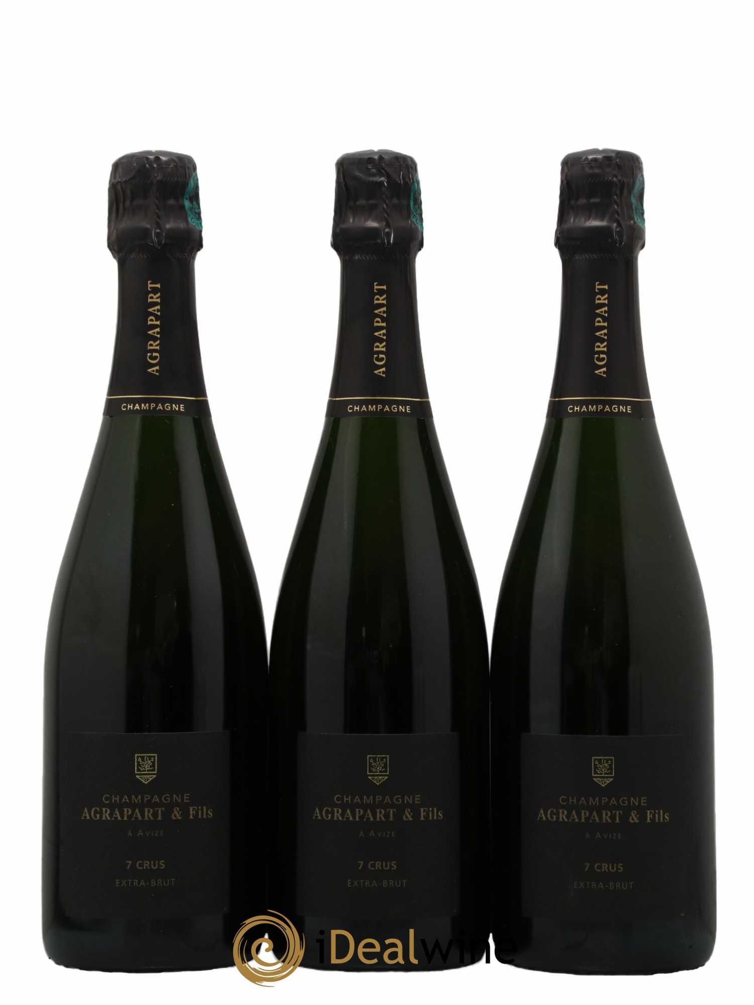 7 Crus Brut Agrapart & Fils  - Lotto di 3 bottiglie - 0