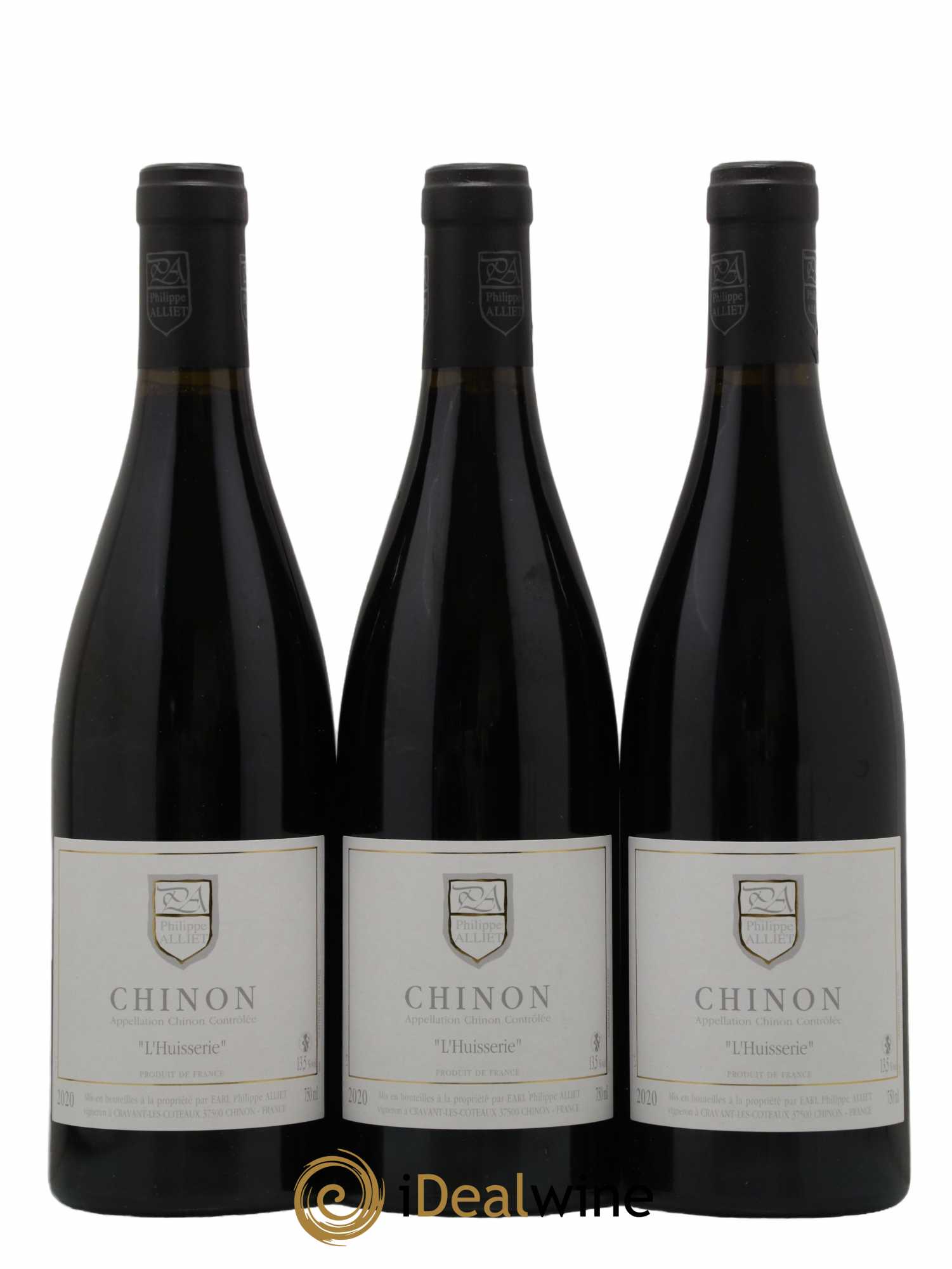 Chinon L'Huisserie Philippe Alliet  2020 - Lotto di 3 bottiglie - 0