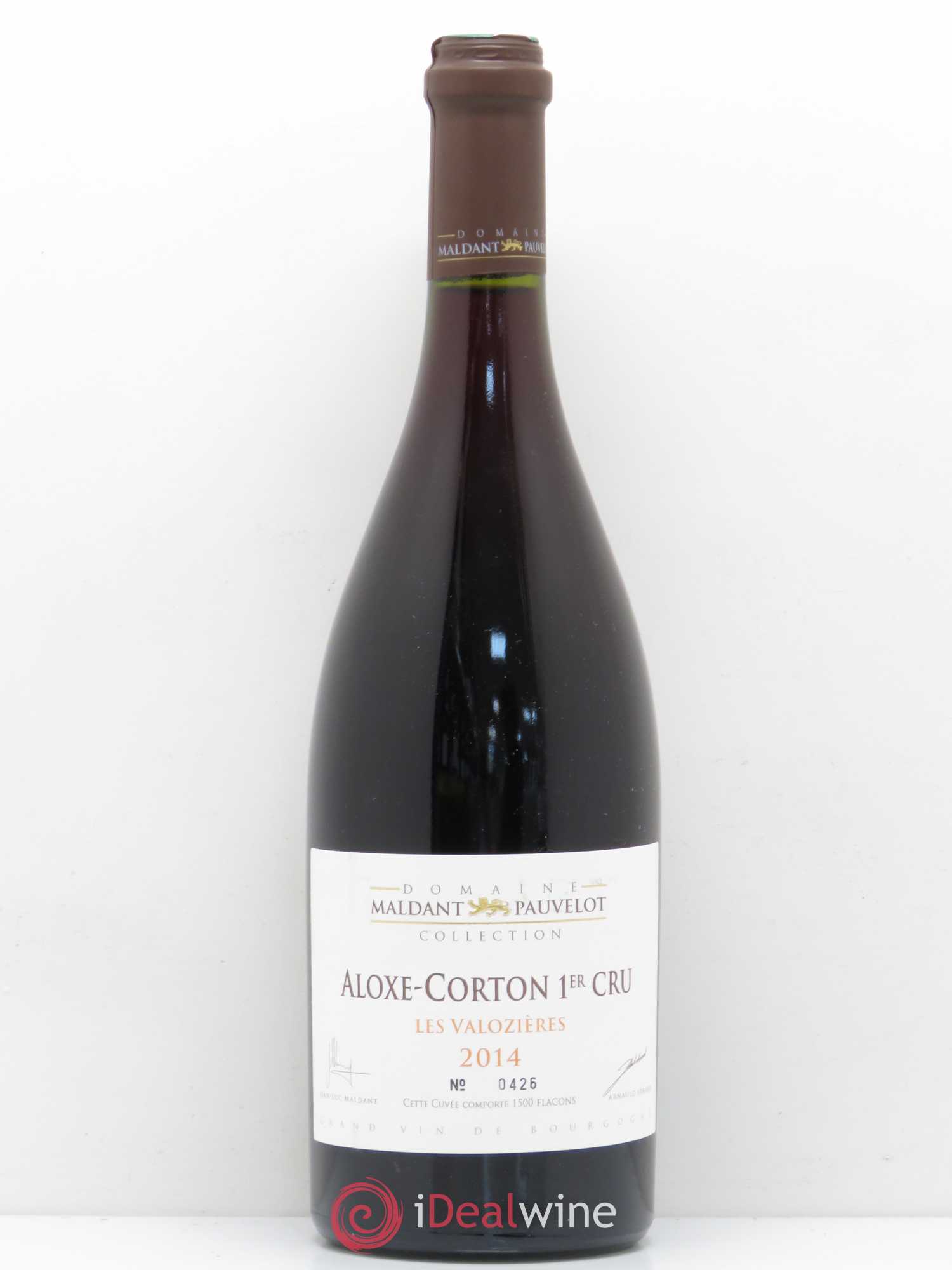 Aloxe-Corton 1er Cru Les Valozières Domaine Maldant Pauvelot  2014 - Lot de 1 bouteille - 0