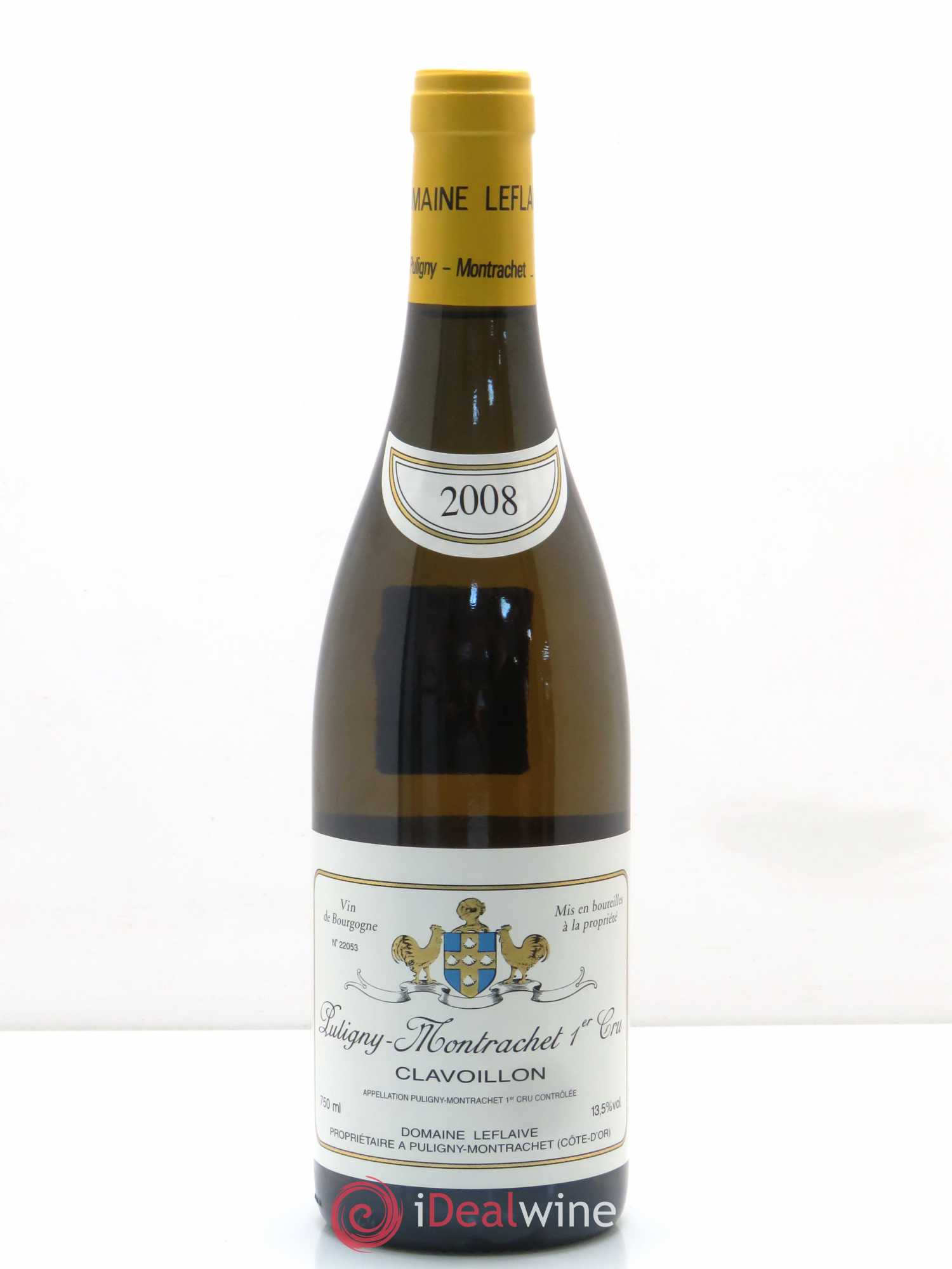 Puligny-Montrachet 1er Cru Clavoillon Leflaive (Domaine) 2008 - Lot of 1 bottle - 0