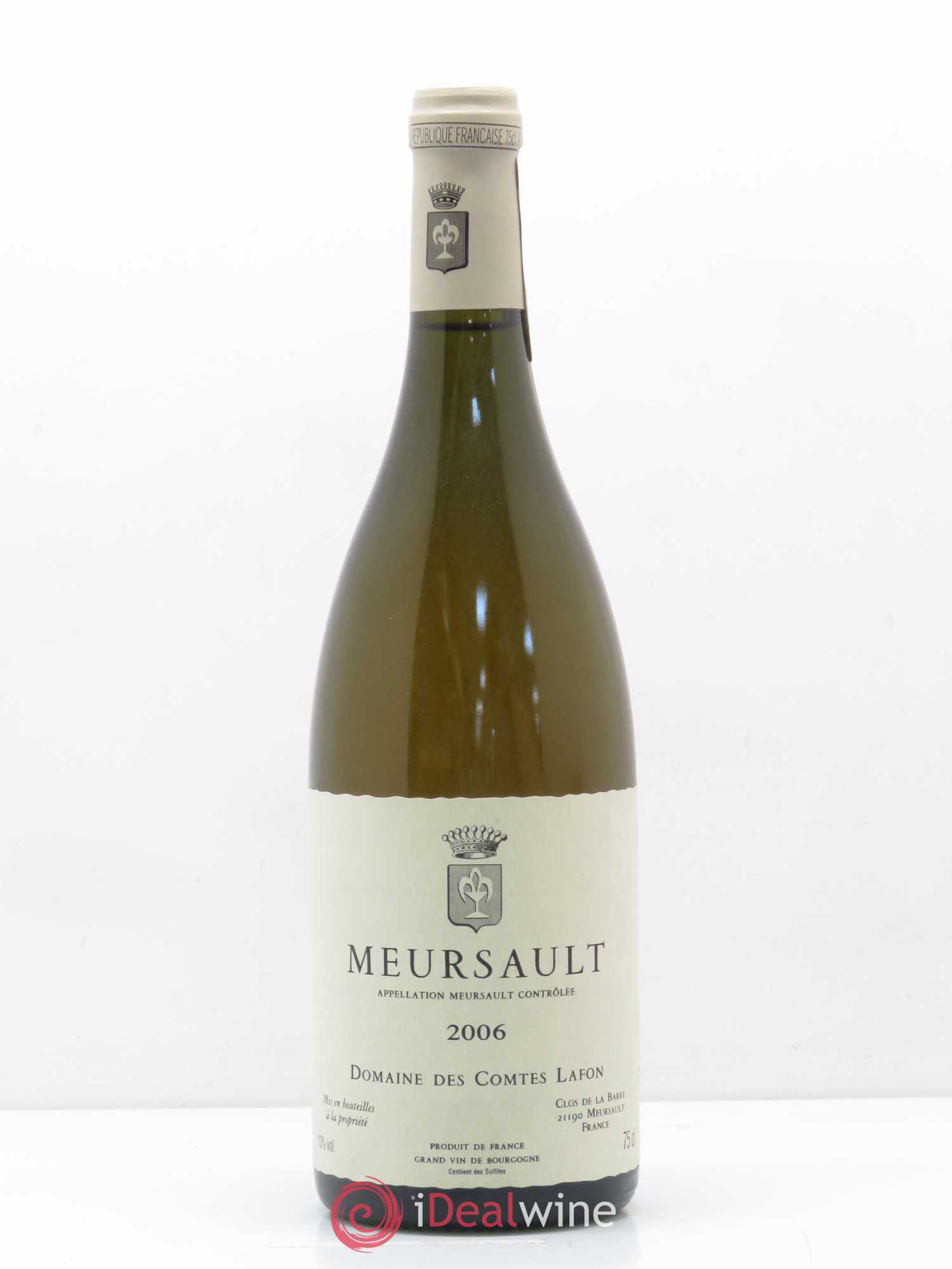 Meursault Comtes Lafon (Domaine des) 2006 - Lot of 1 bottle - 0