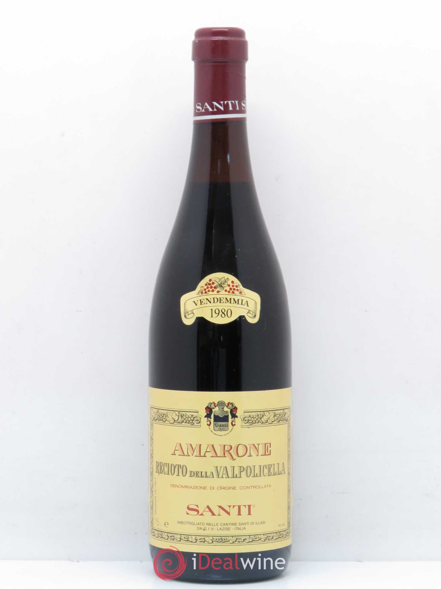 Amarone della Valpolicella DOC Reciotto della Valpolicella Santi 1980 - Lot de 1 bouteille - 0