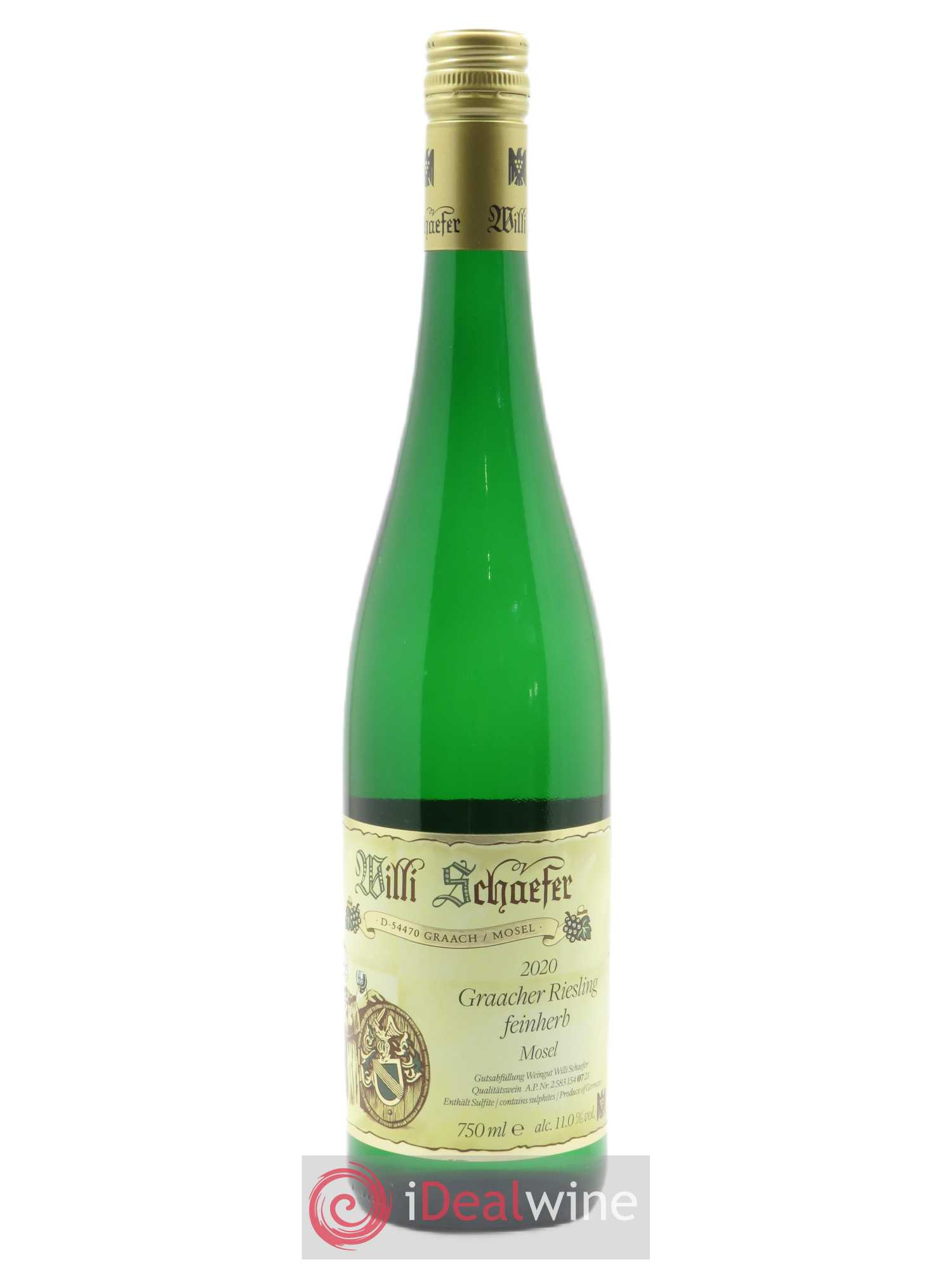 Riesling Willi Schaefer Graacher Feinherb 2020 - Posten von 1 Flasche - 0