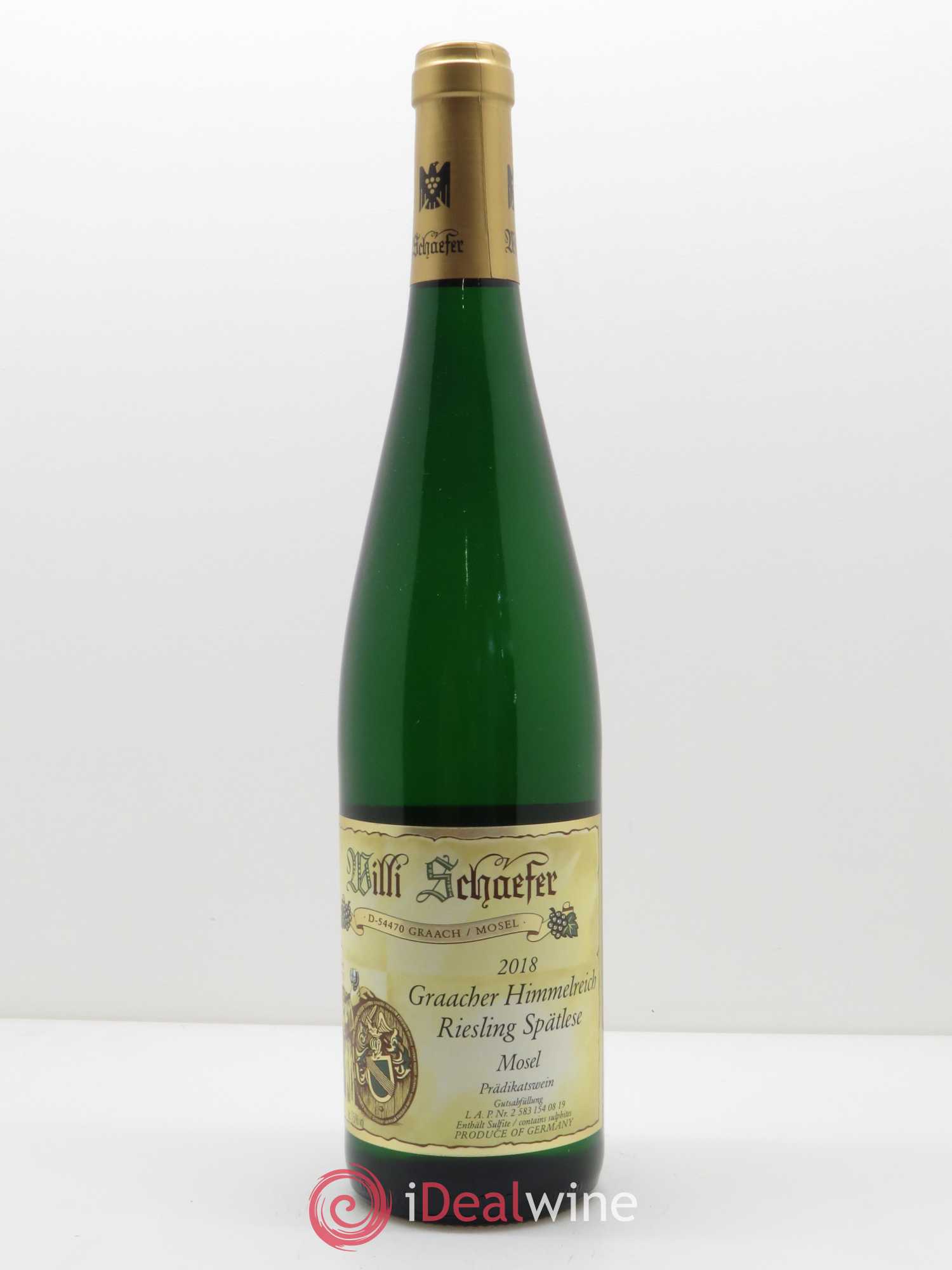 Riesling Willi Schaefer Graacher Himmelreich Spatlese 2018 - Lot of 1 bottle - 0