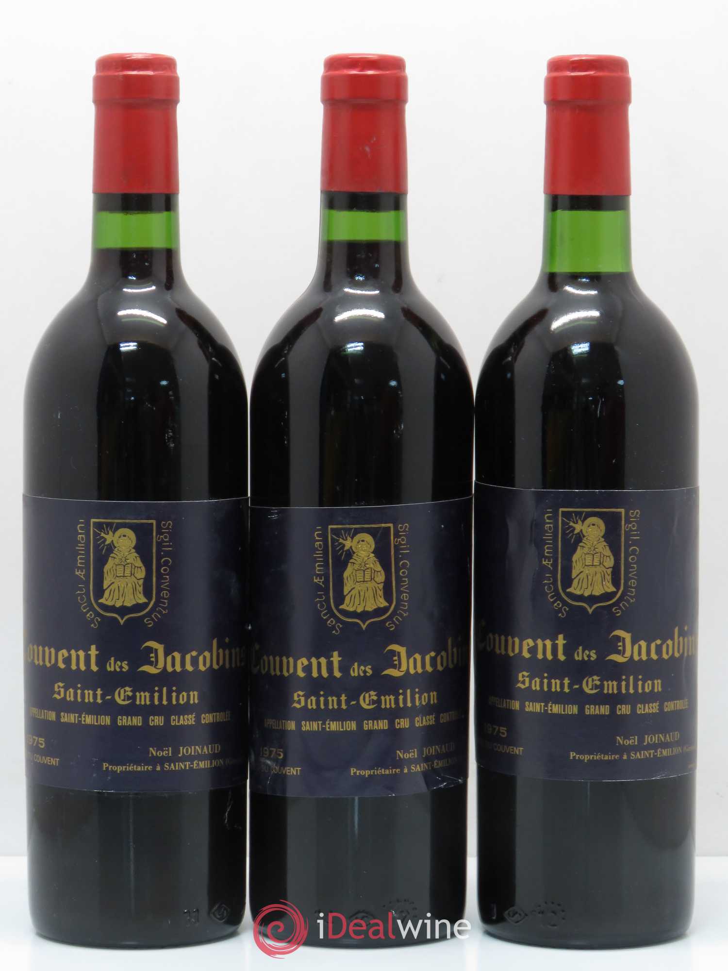 Château Couvent des Jacobins Grand Cru Classé 1975 - Lot de 6 bouteilles - 2