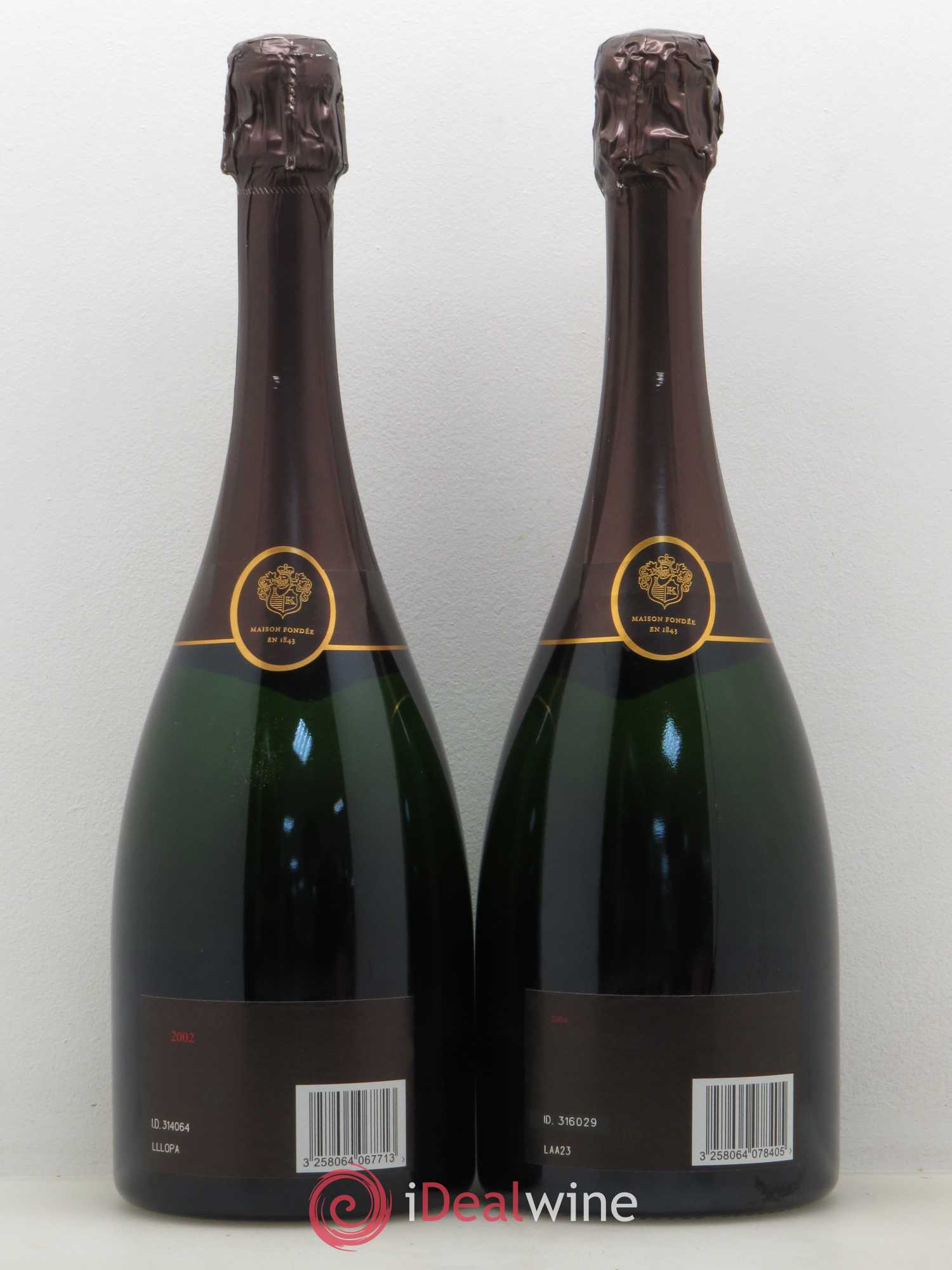 Coffret Vintage Krug 2002 & 2004 - Lot of 2 bottles - 1