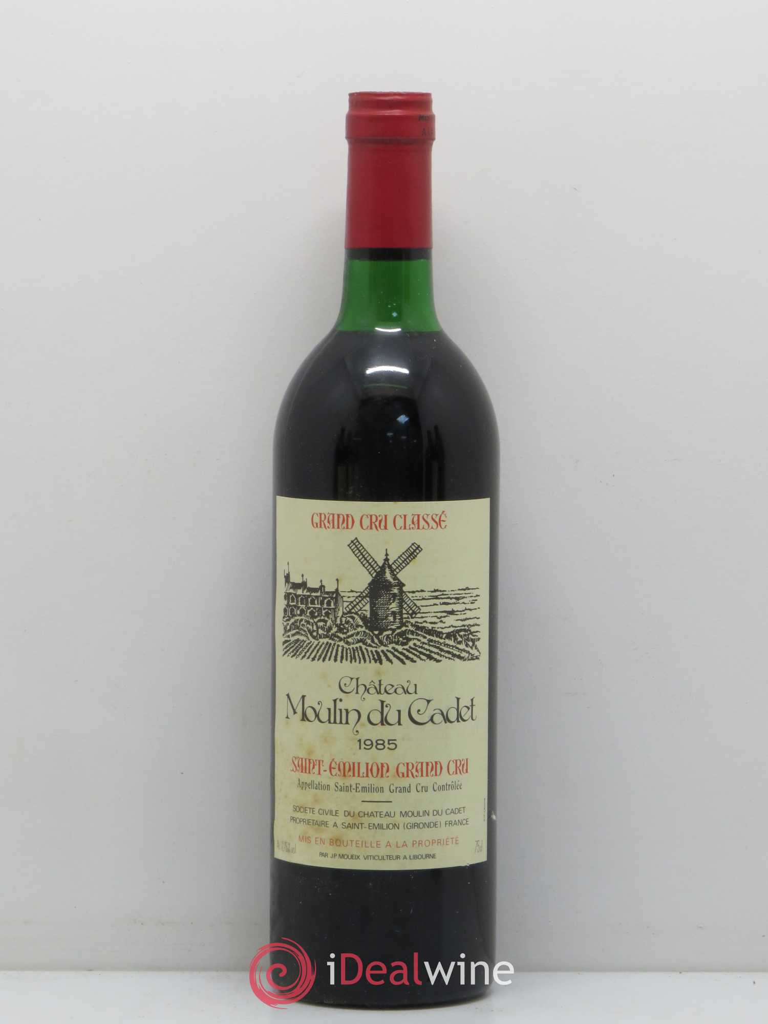 Château Moulin du Cadet Grand Cru Classé 1985 - Lot de 1 bouteille - 0