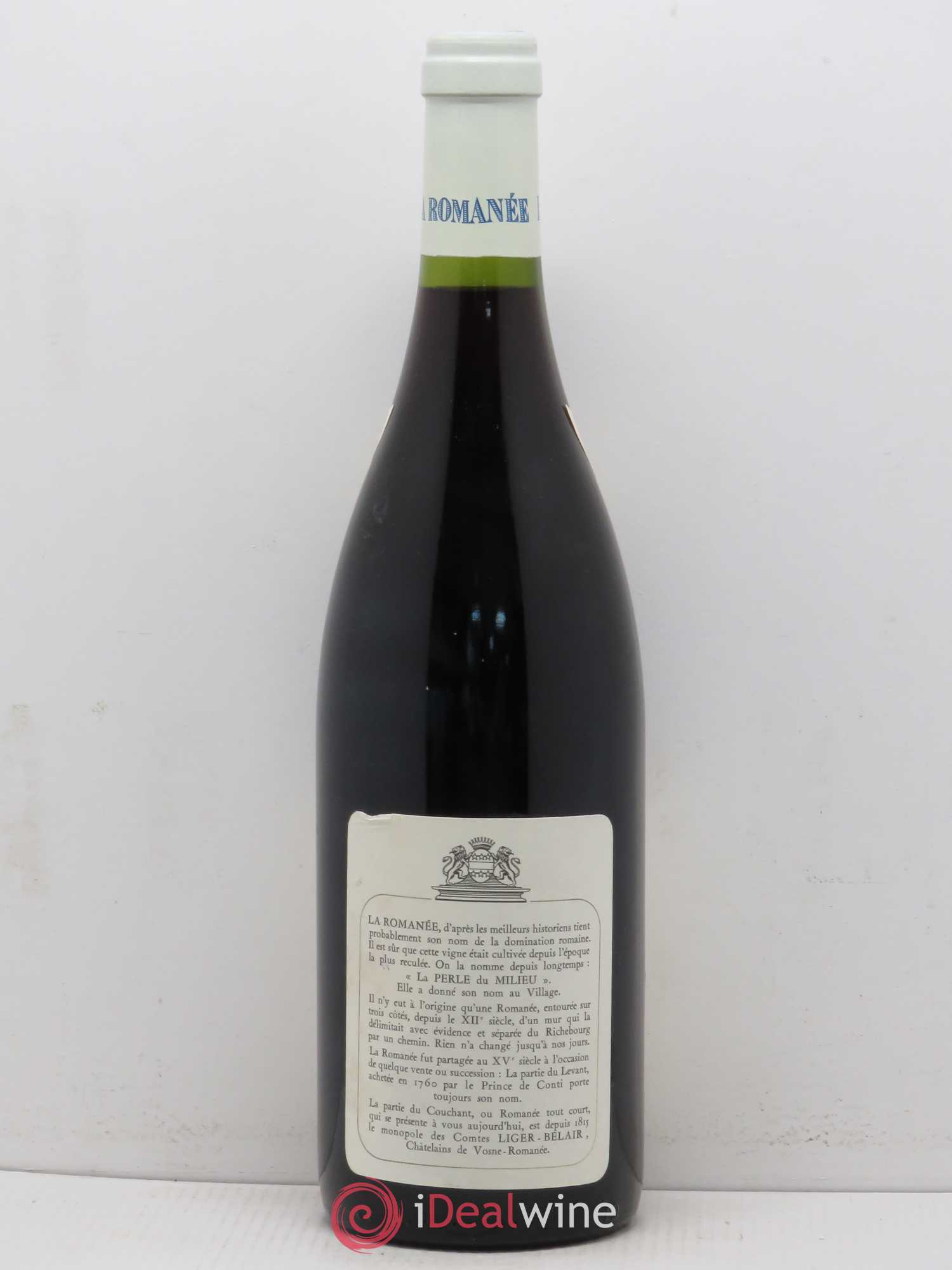 La Romanée Grand Cru Comte Liger-Belair (Domaine du)  (ohne Mindestpreis) 1993 - Posten von 1 Flasche - 1