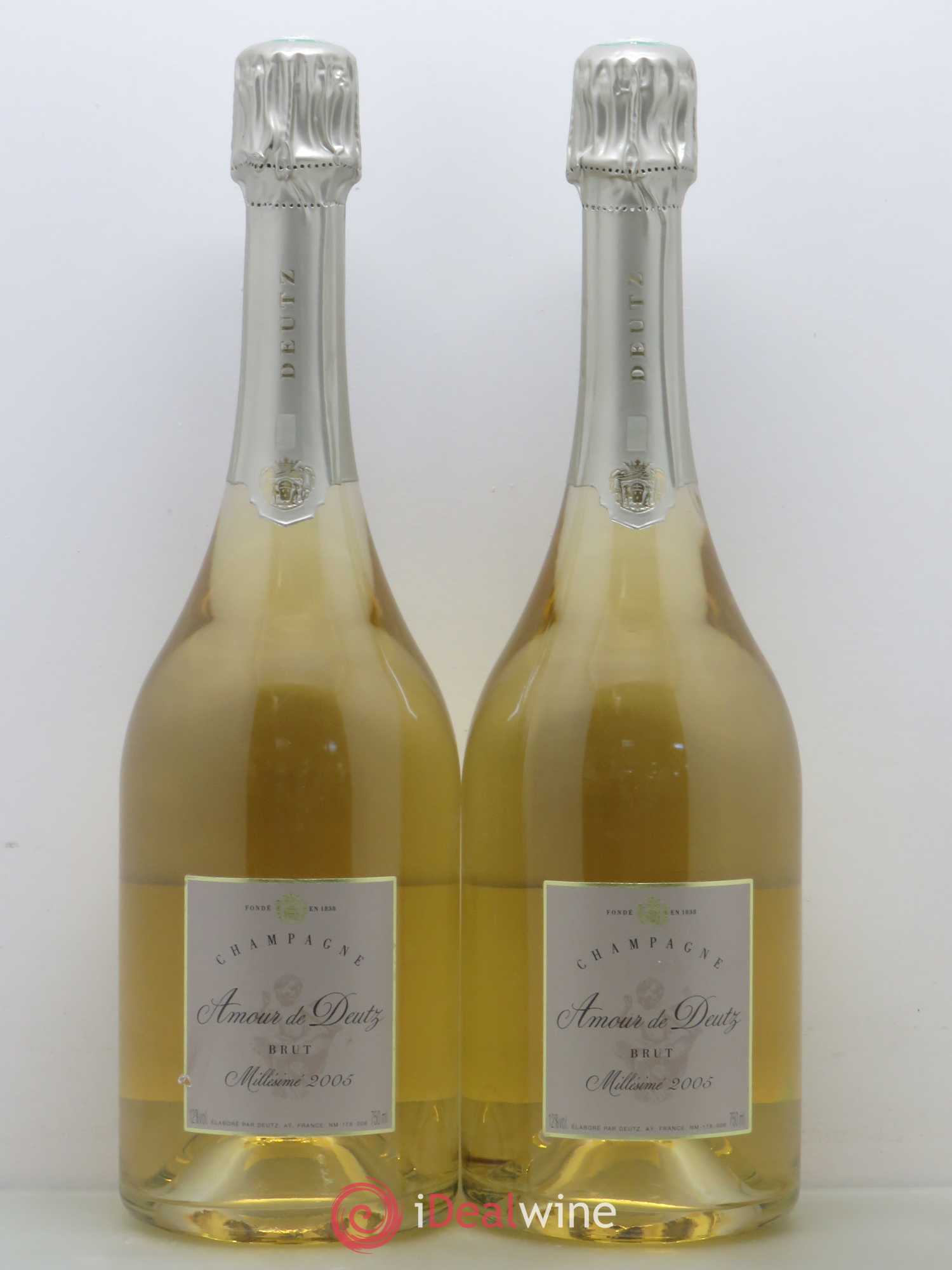 Amour de Deutz Brut Deutz (no reserve) 2005 - Lot of 2 bottles - 0