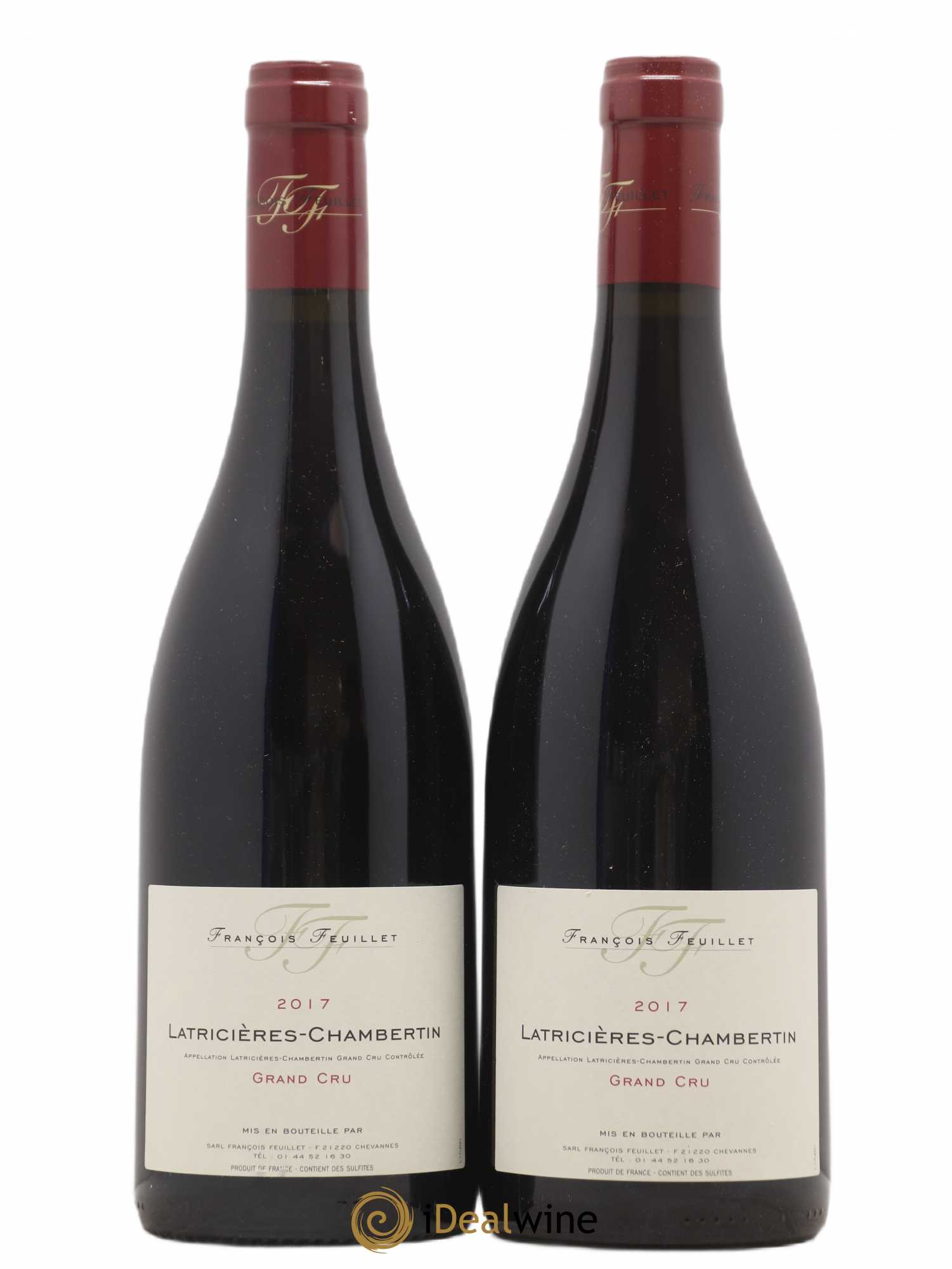 Latricières-Chambertin Grand Cru Domaine François Feuillet 2017 - Lot de 2 bouteilles - 0