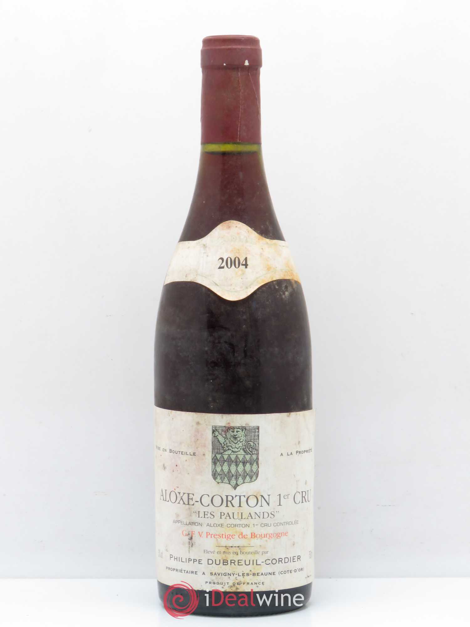 Aloxe-Corton 1er Cru Les Paulands Dubreuil Cordier 2004 - Lot de 1 bouteille - 0