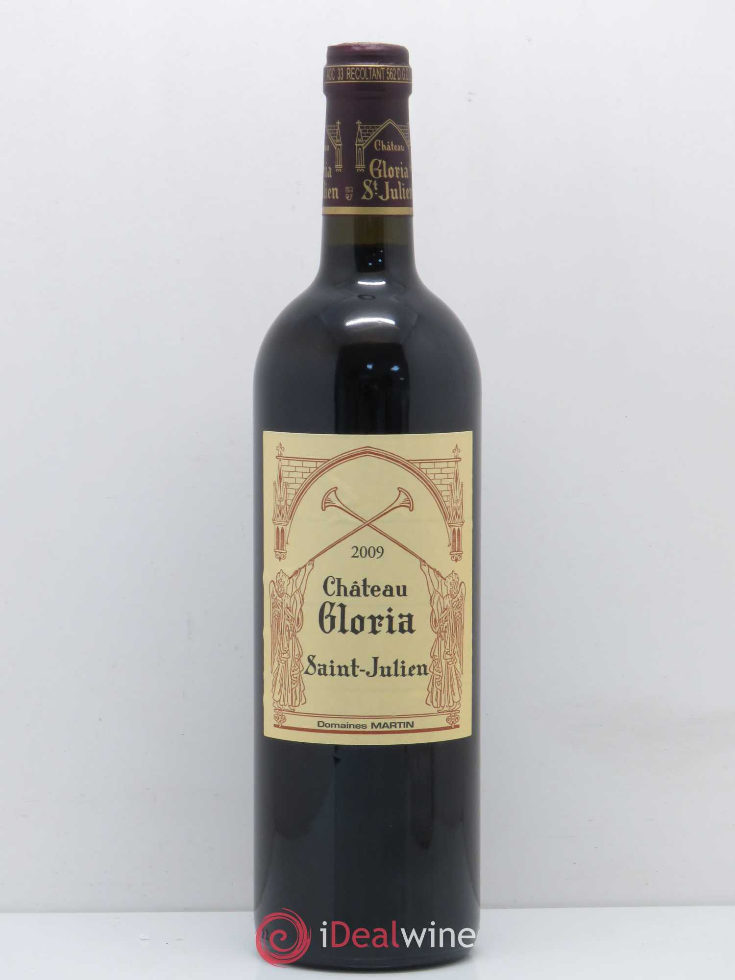 Château Gloria 2009 - Lot de 1 bouteille - 0