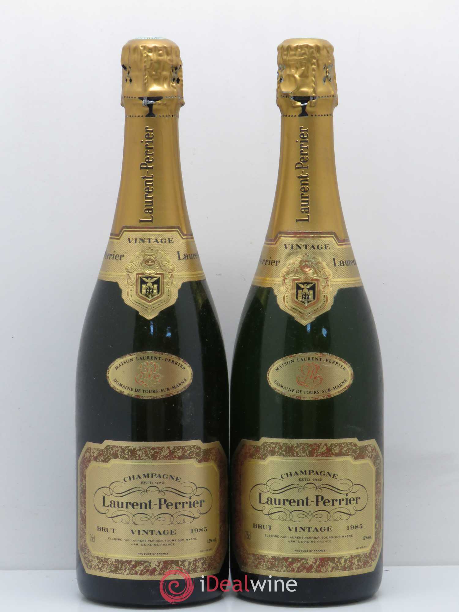 Champagne Laurent Perrier Brut Vintage 1985 - Lot of 2 bottles - 0