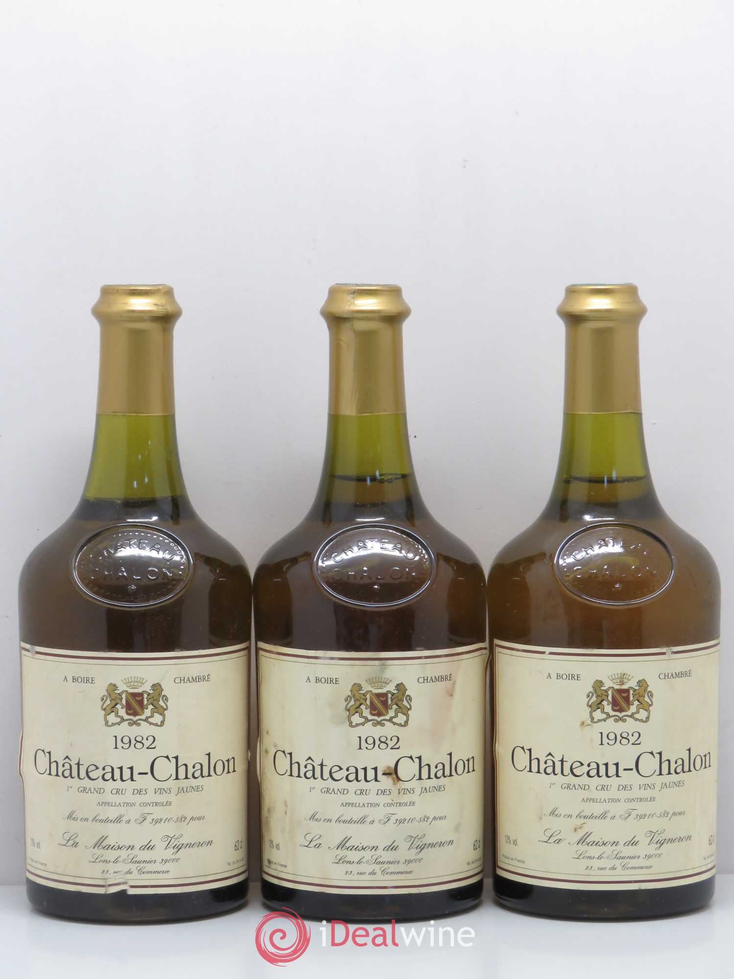 Château-Chalon La Maison Du Vigneron 1982 - Lot of 3 bottles - 0