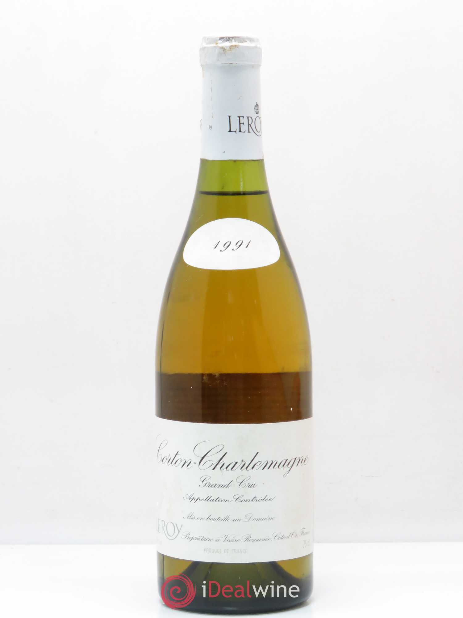 Corton-Charlemagne Grand Cru Leroy (Domaine) 1991 - Lot de 1 bouteille - 0