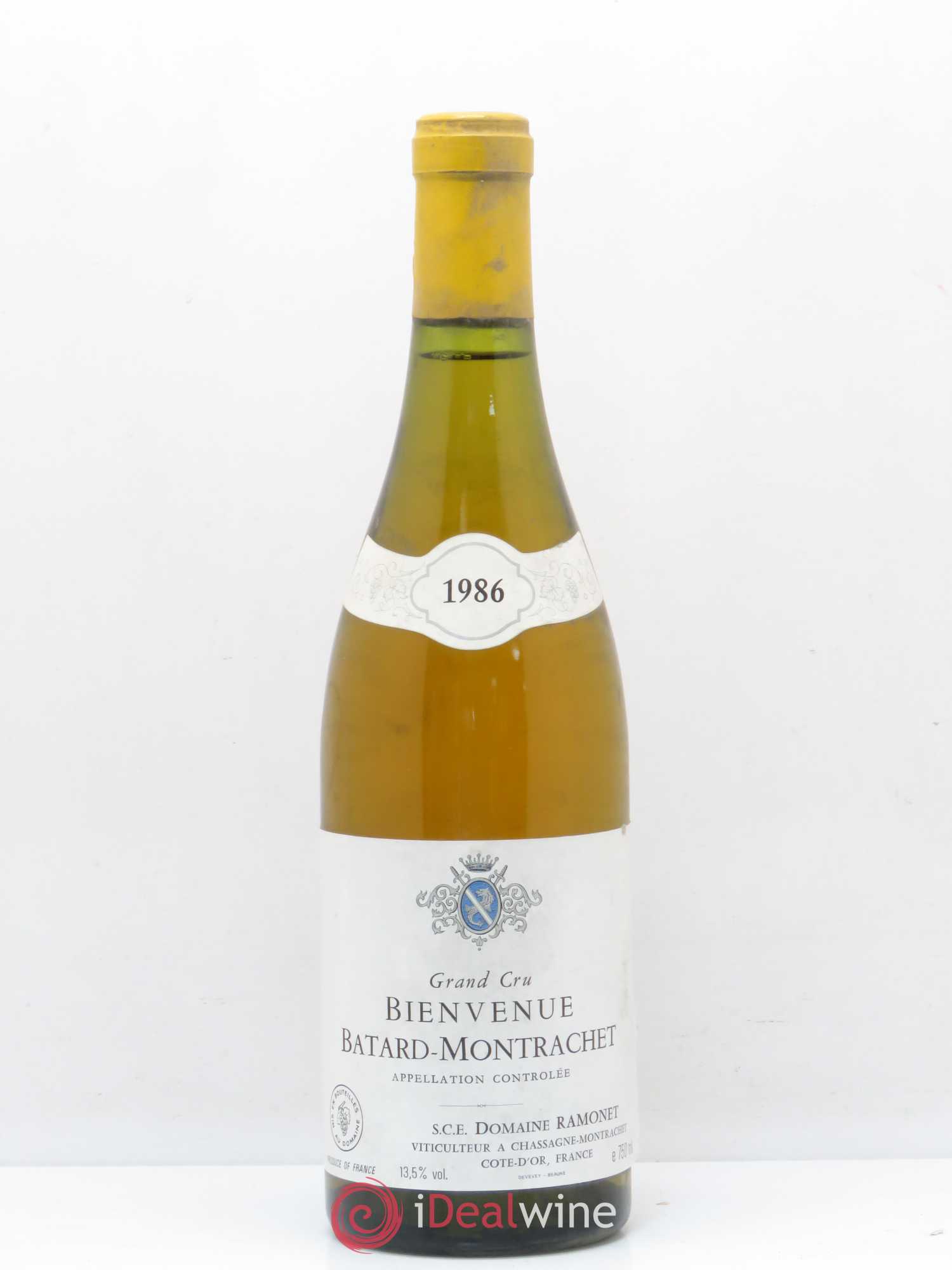 Bienvenues-Bâtard-Montrachet Grand Cru Ramonet (Domaine) 1986 - Lot of 1 bottle - 0