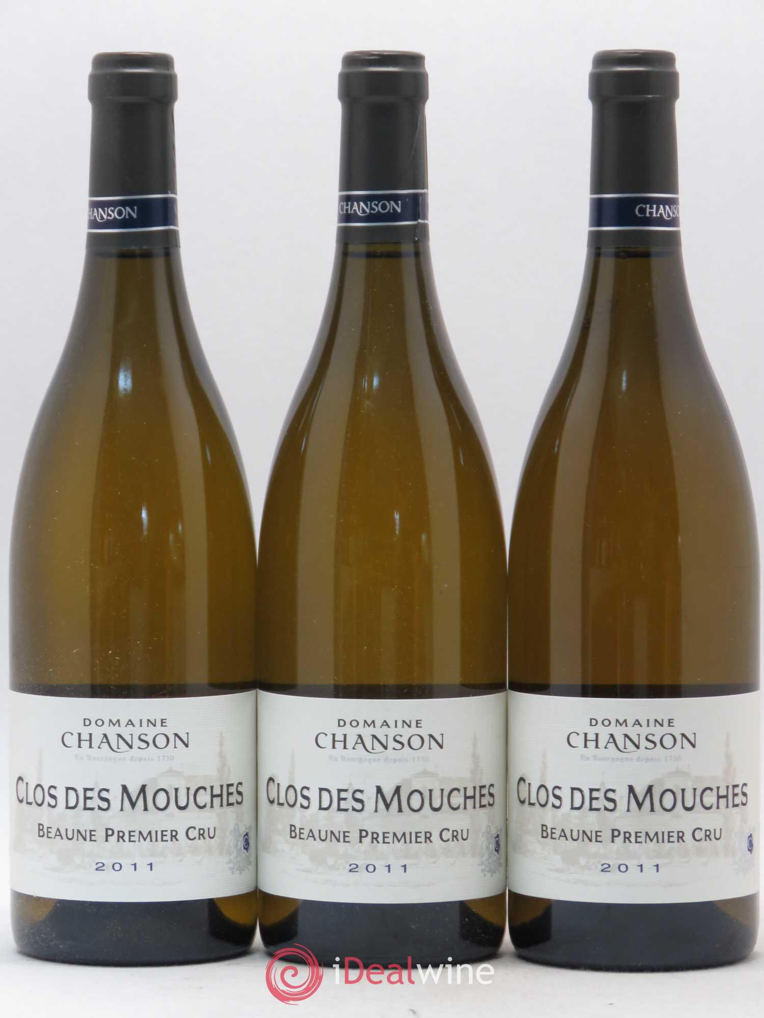 Beaune 1er Cru Clos des Mouches Chanson  (sans prix de réserve) 2011 - Lot de 3 bouteilles - 0