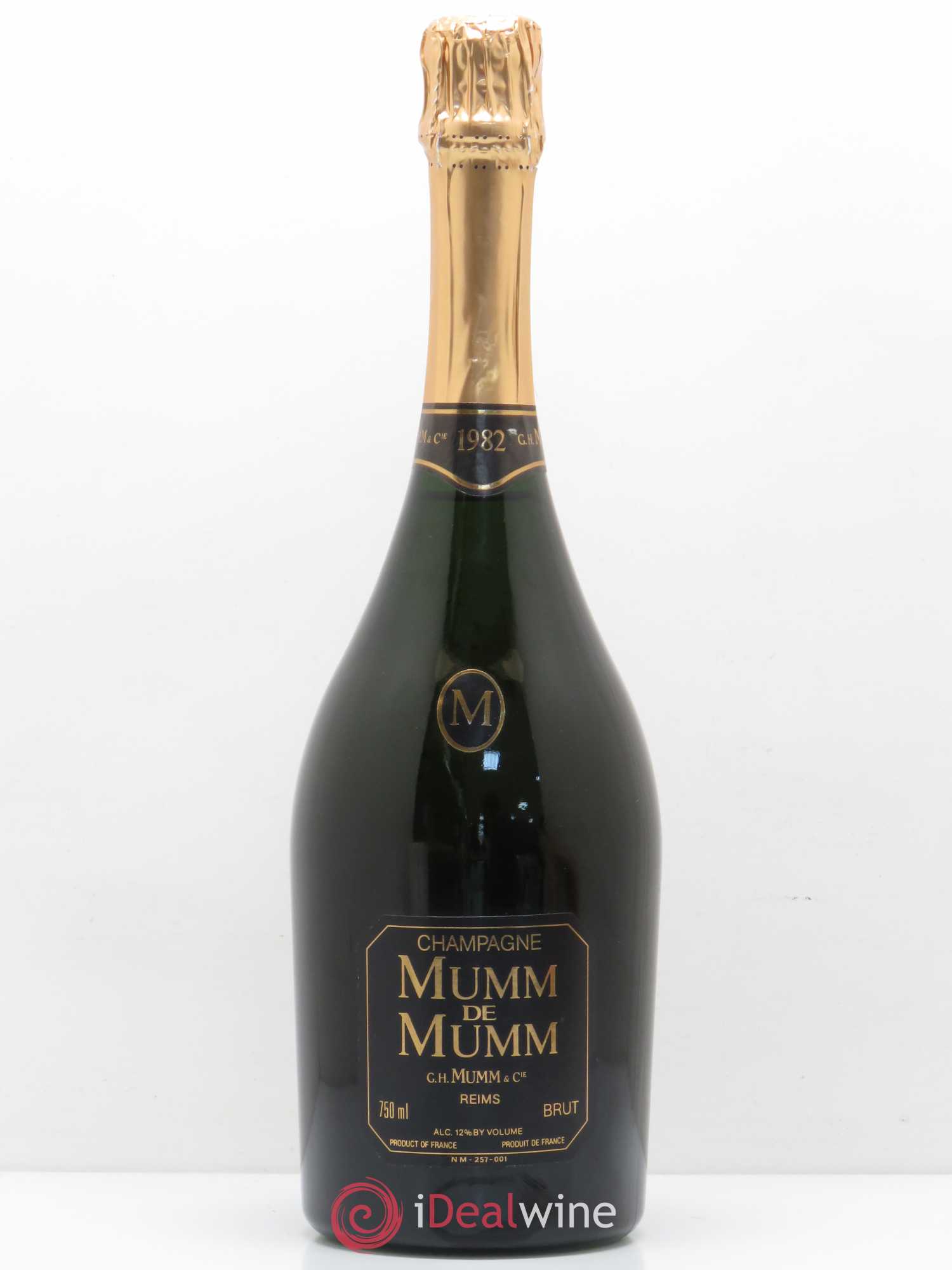 Champagne Mumm de Mumm 1982 - Lot of 1 bottle - 0