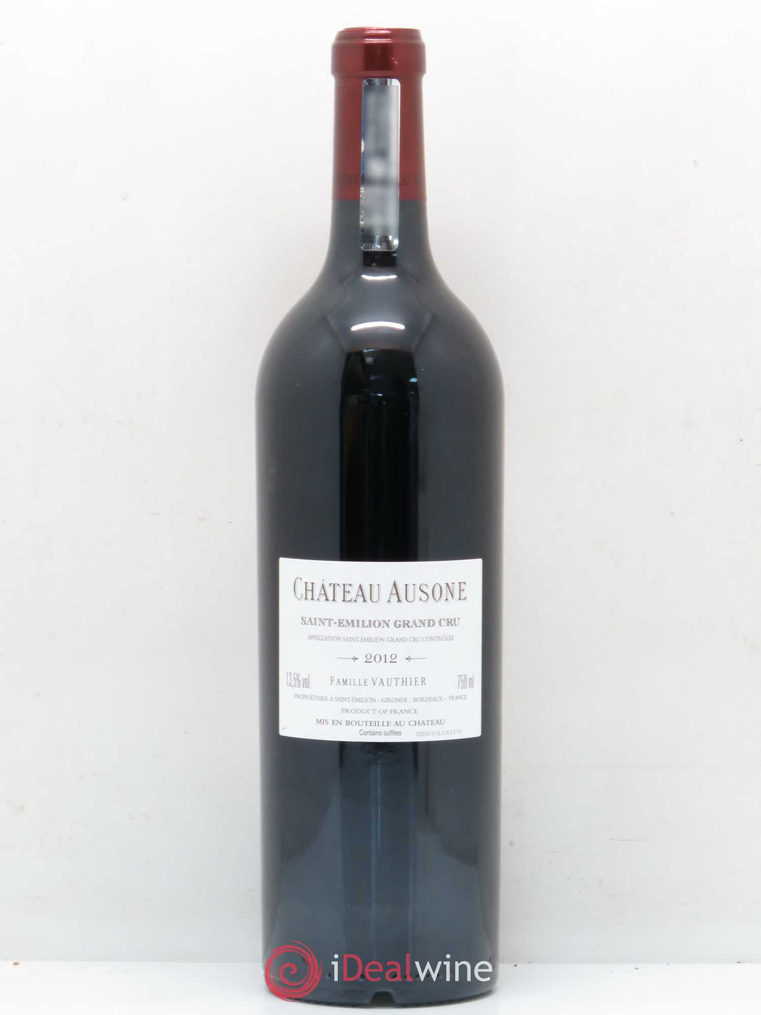 Château Ausone 1er Grand Cru Classé A 2012 - Lot de 1 bouteille - 1