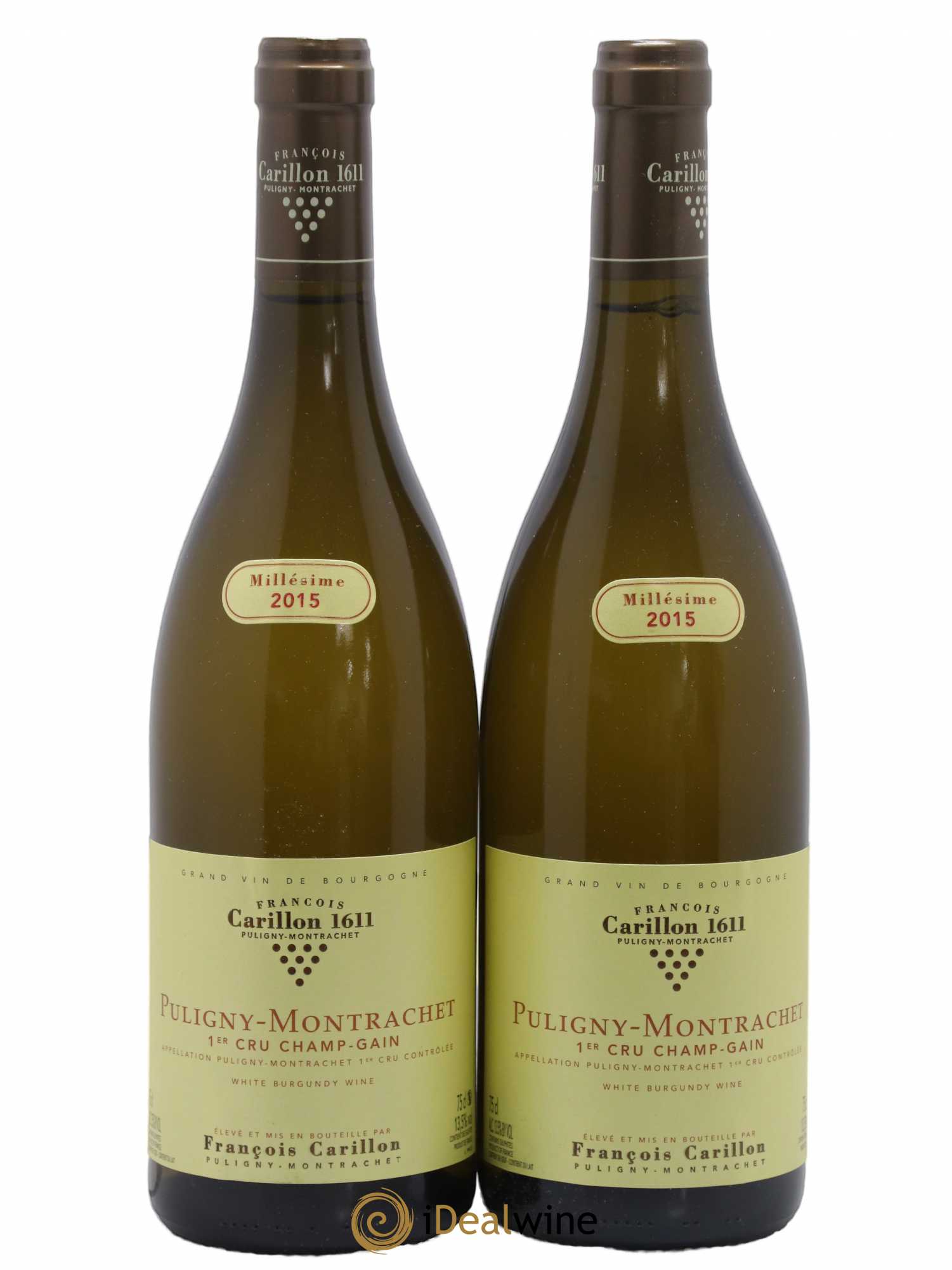 Puligny-Montrachet 1er Cru Champ-Gain François Carillon 2015 - Lot de 2 bouteilles - 0