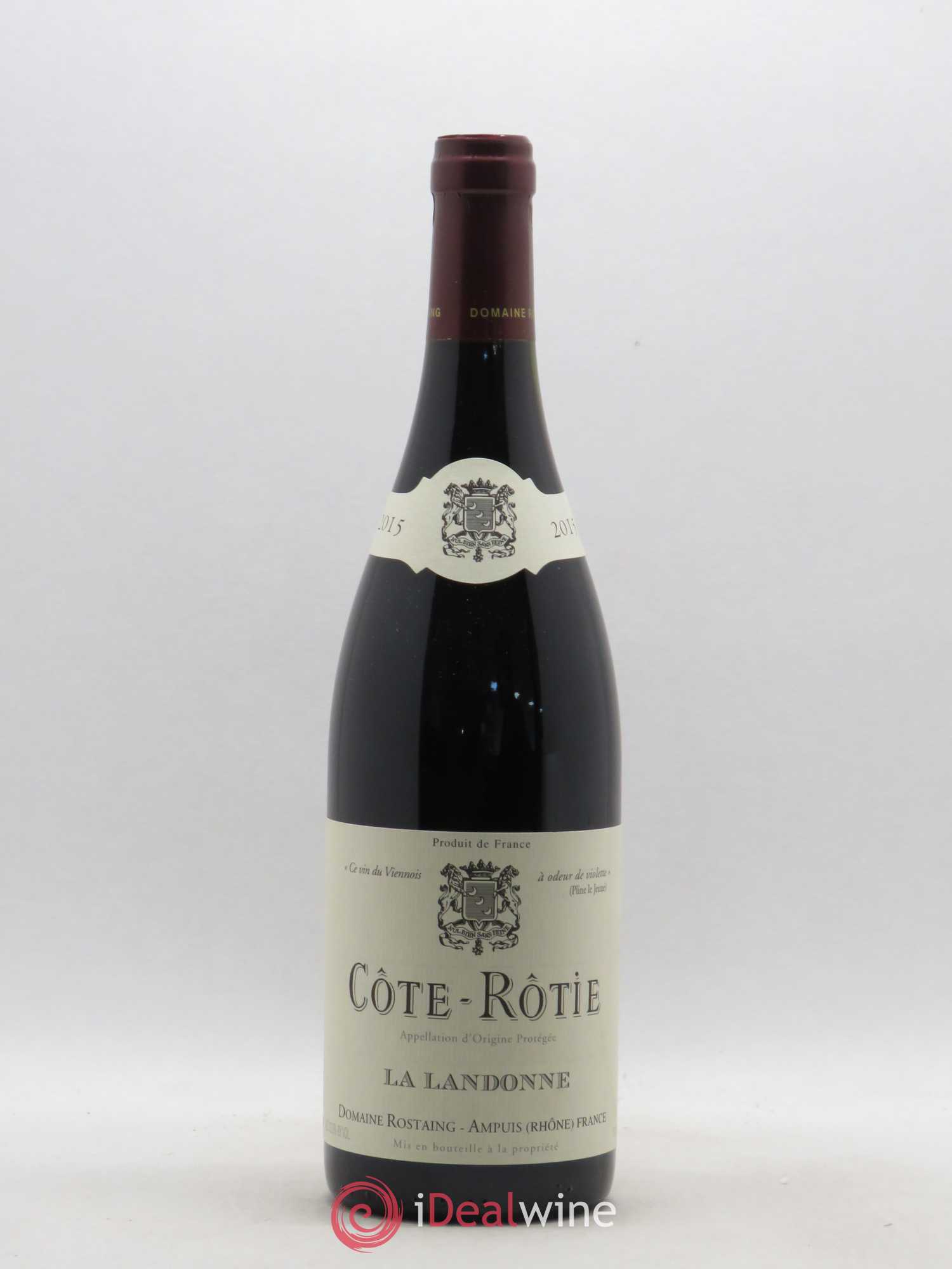 Côte-Rôtie La Landonne René Rostaing 2015 - Lot of 1 bottle - 0