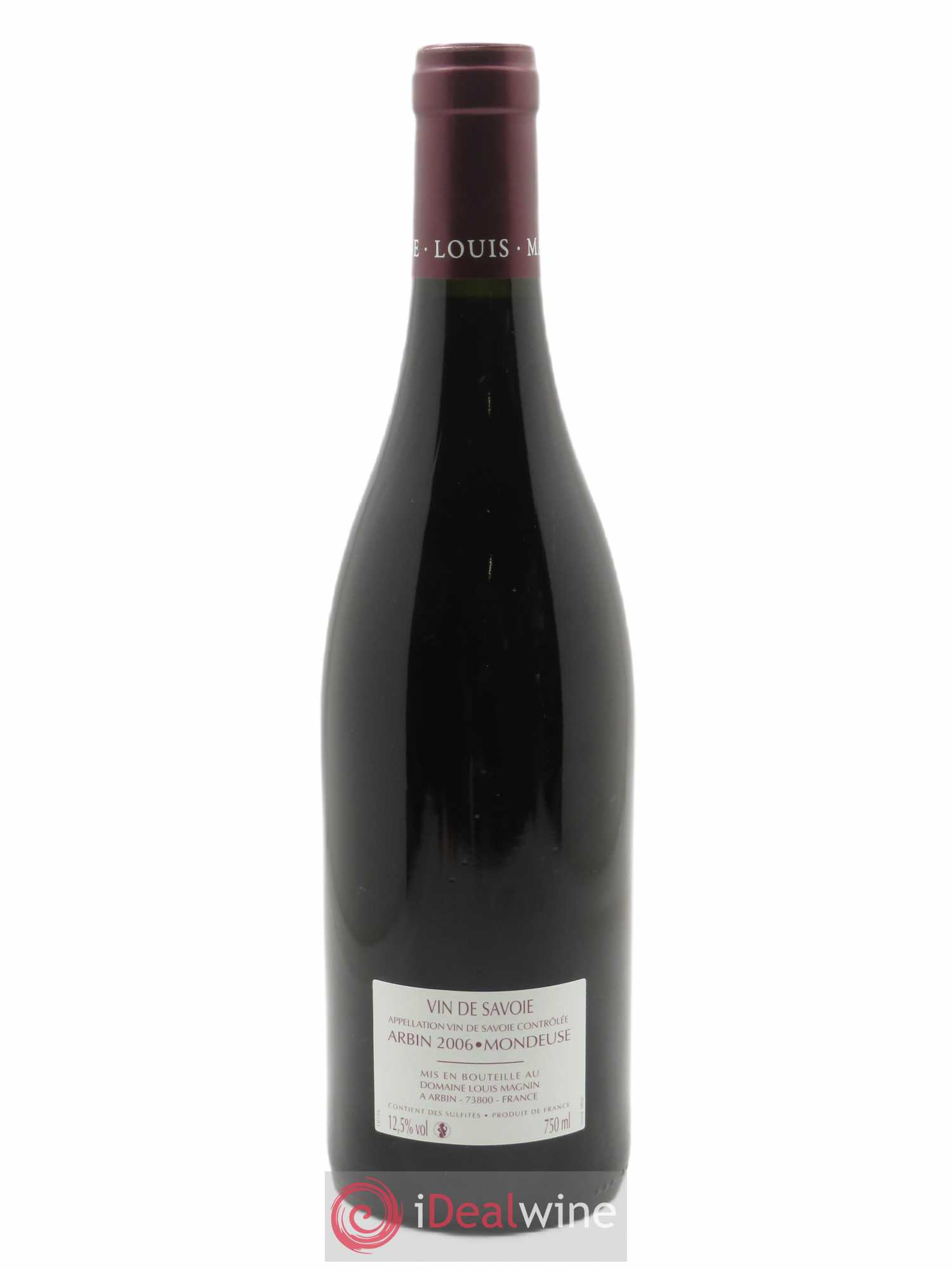 Vin de Savoie Arbin La Rouge Louis Magnin 2006 - Lot de 1 bouteille - 1