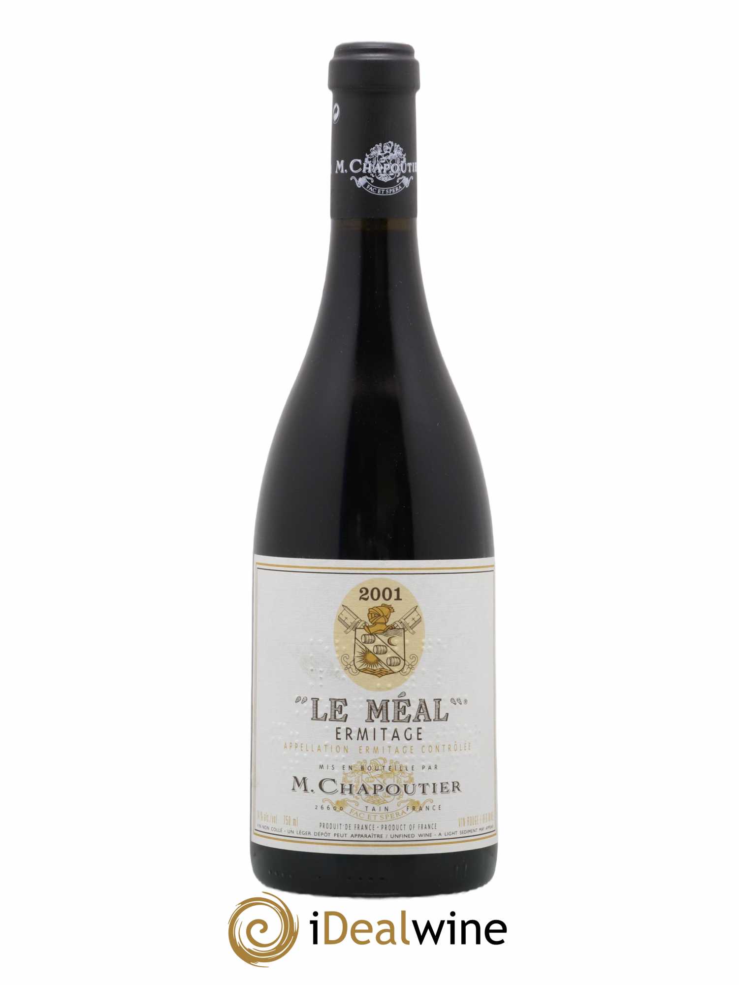 Hermitage Ermitage Le Méal Chapoutier  2001 - Lot de 1 bouteille - 0