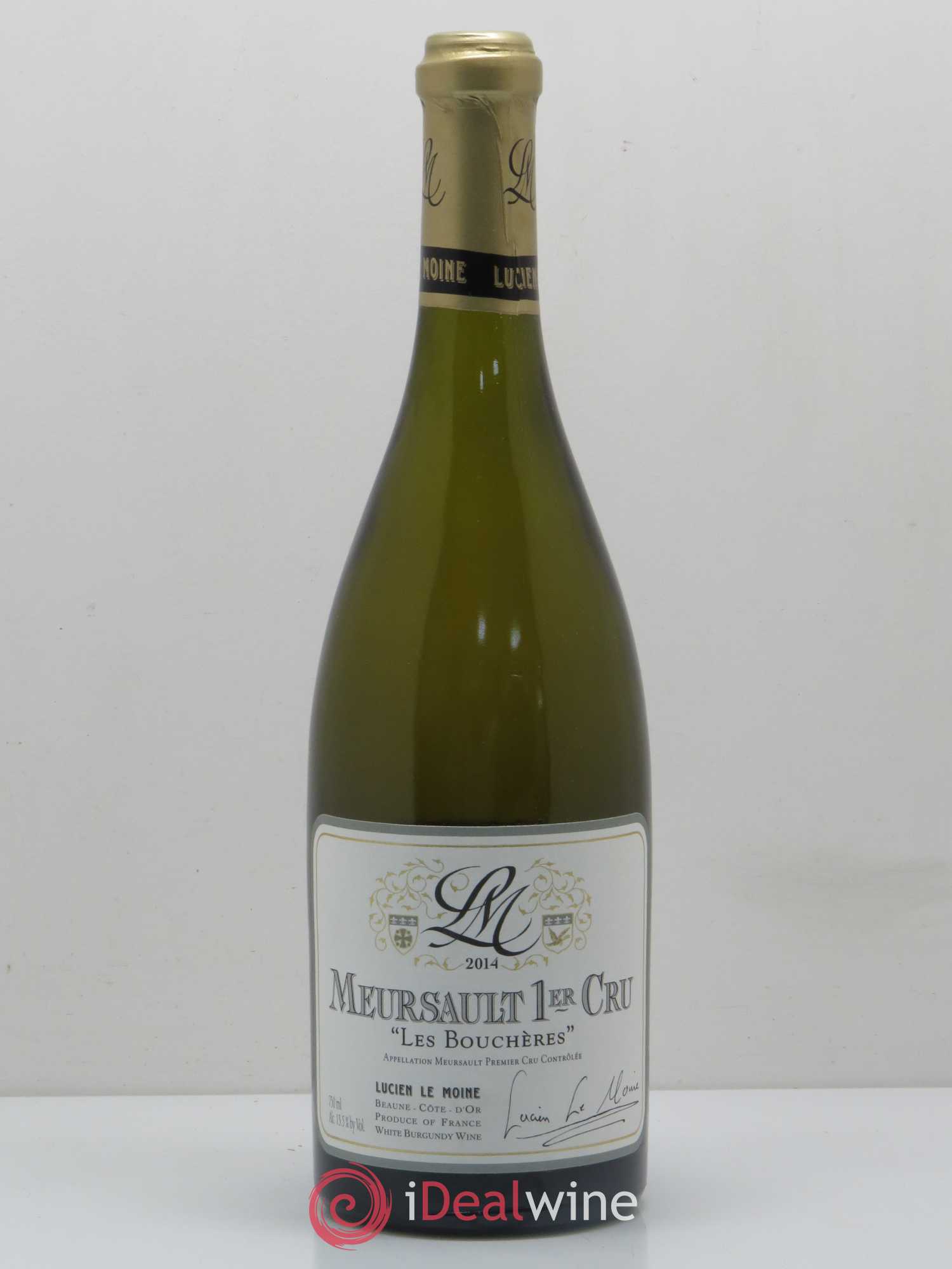 Meursault 1er Cru Les Bouchères Lucien Le Moine 2014 - Lot de 1 bouteille - 0