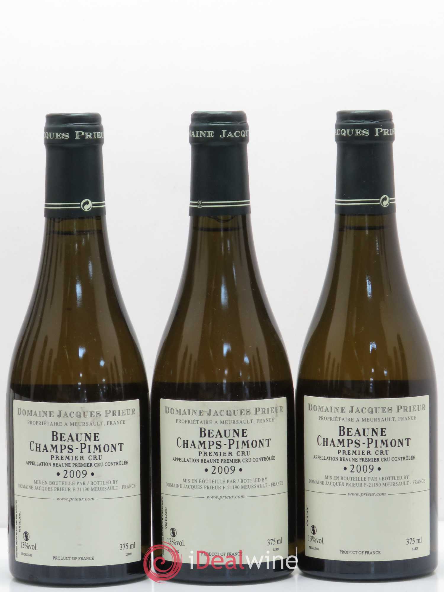 Beaune 1er Cru Champs-Pimont Jacques Prieur (Domaine)  (sans prix de réserve) 2009 - Lot de 12 demi bouteilles - 2