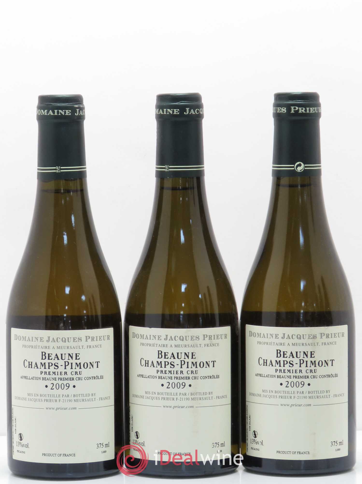 Beaune 1er Cru Champs-Pimont Jacques Prieur (Domaine)  (sans prix de réserve) 2009 - Lot de 12 demi bouteilles - 6