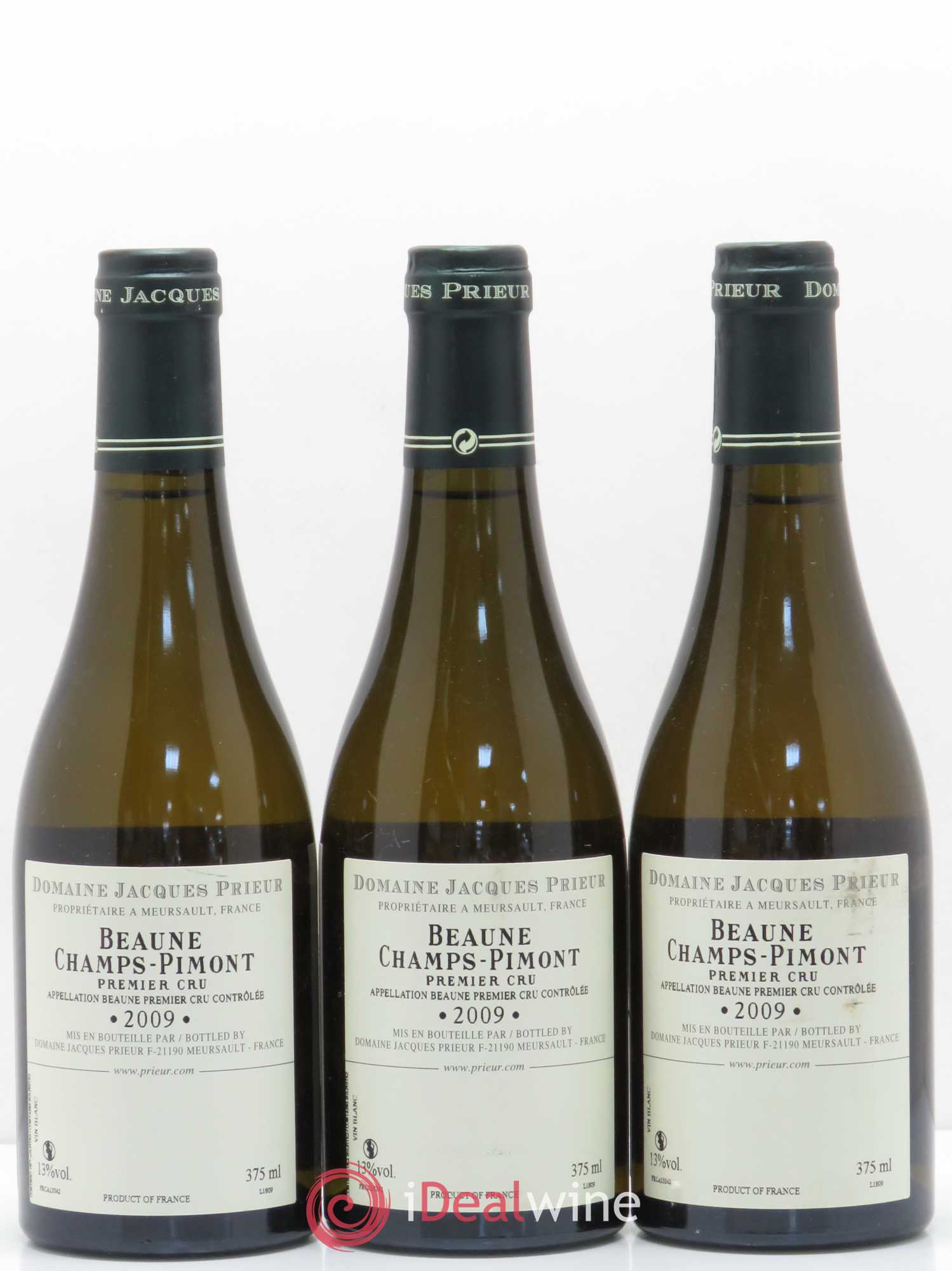 Beaune 1er Cru Champs-Pimont Jacques Prieur (Domaine)  (sans prix de réserve) 2009 - Lot de 12 demi bouteilles - 8