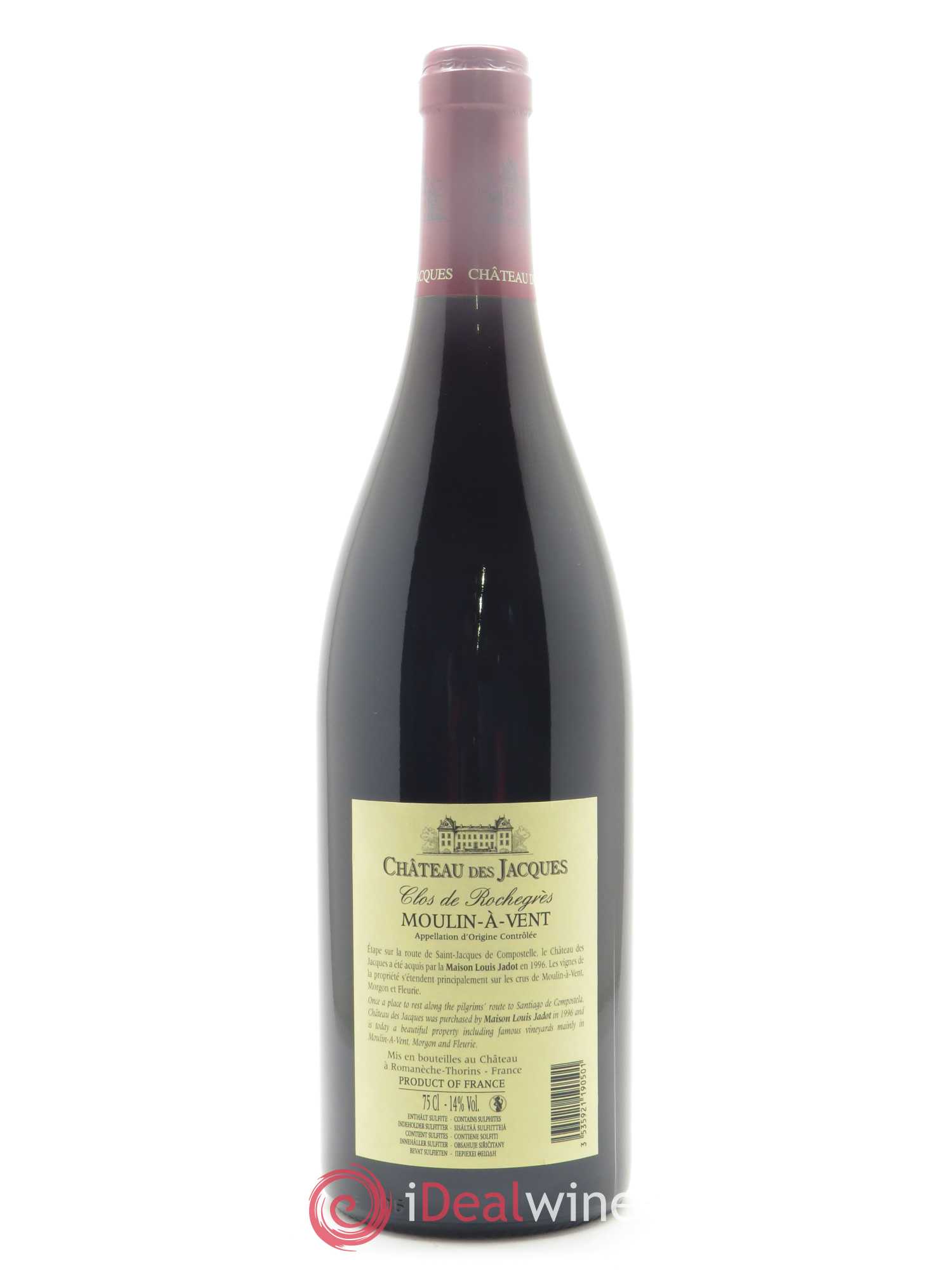 Moulin à Vent Clos de Rochegrès Château des Jacques 2017 - Lot de 1 bouteille - 1