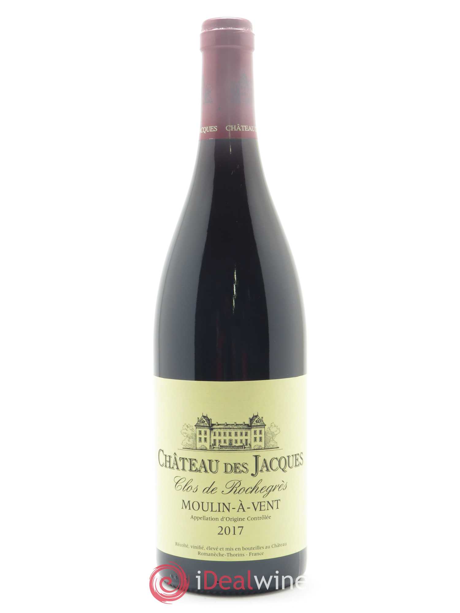 Moulin à Vent Clos de Rochegrès Château des Jacques 2017 - Lot de 1 bouteille - 0