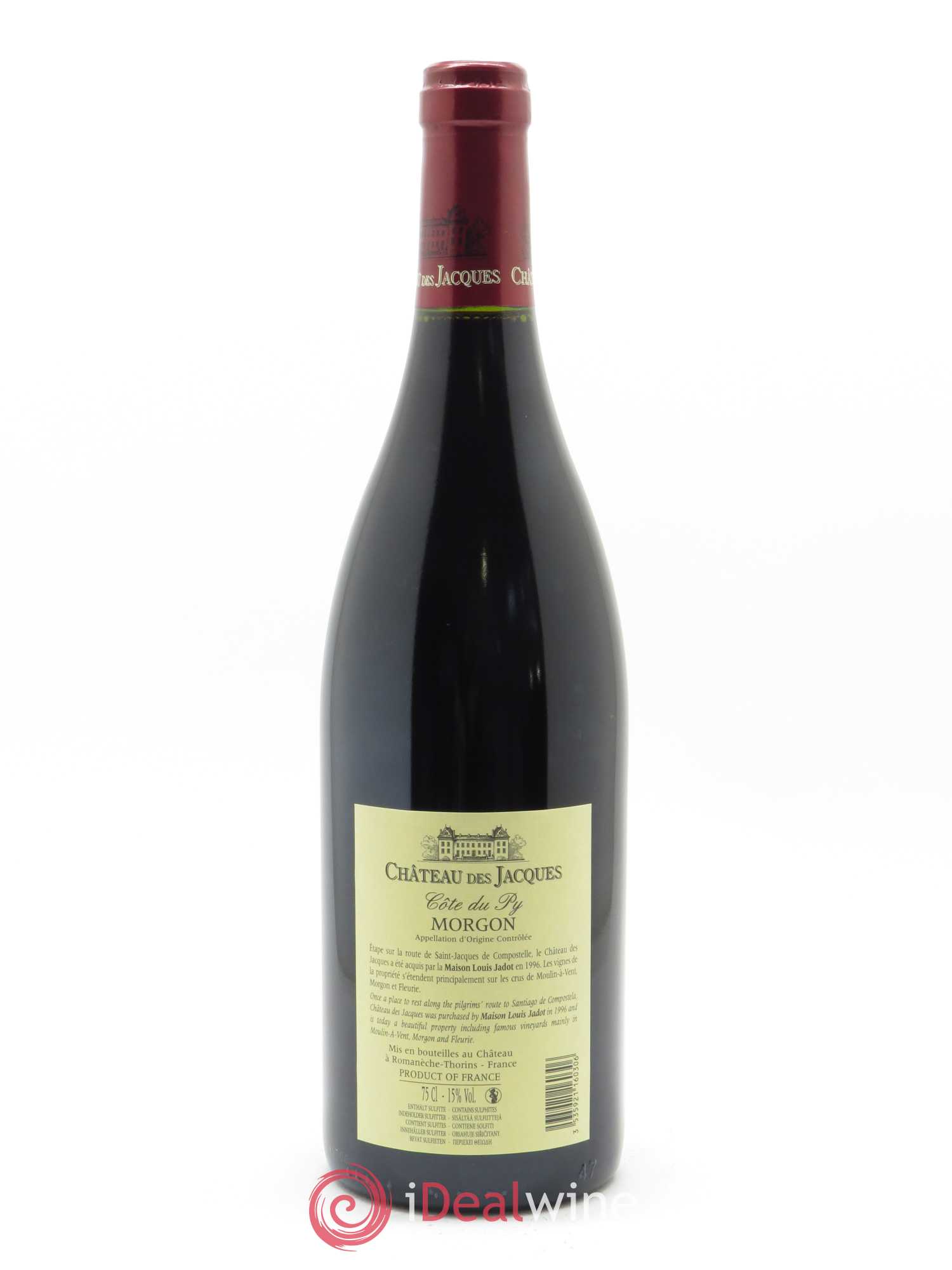 Morgon Côte du Py Château des Jacques 2015 - Lot de 1 bouteille - 1