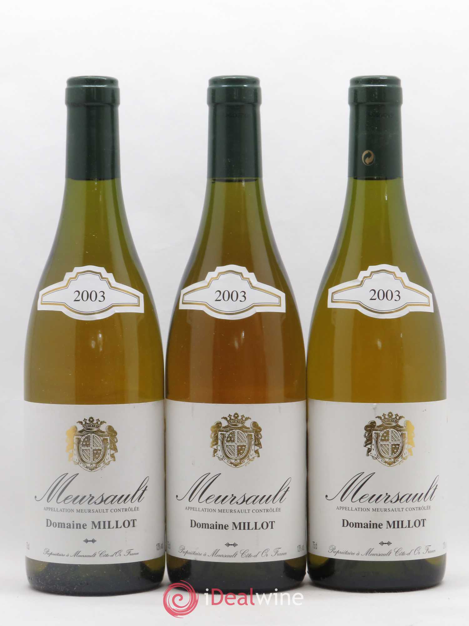 Meursault Domaine Millot 2003 - Lot of 6 bottles - 1