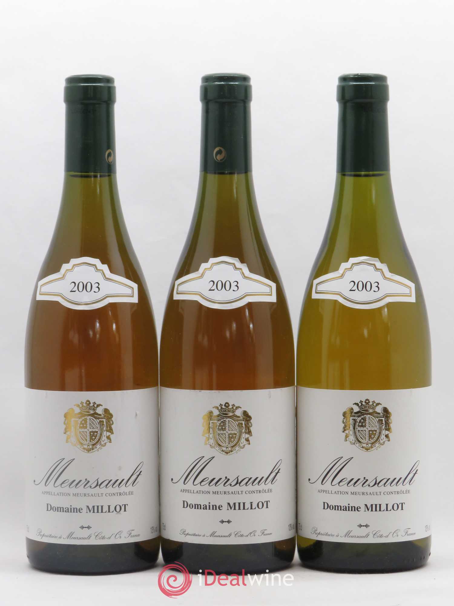 Meursault Domaine Millot 2003 - Lot of 6 bottles - 2