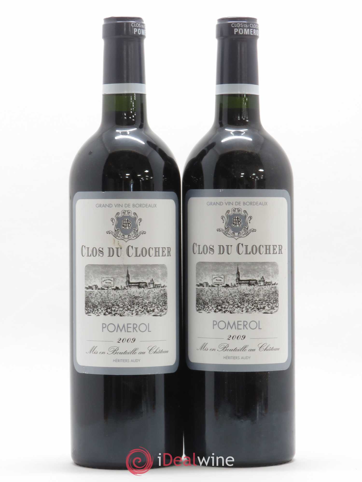 Clos du Clocher 2009 - Lot of 2 bottles - 0