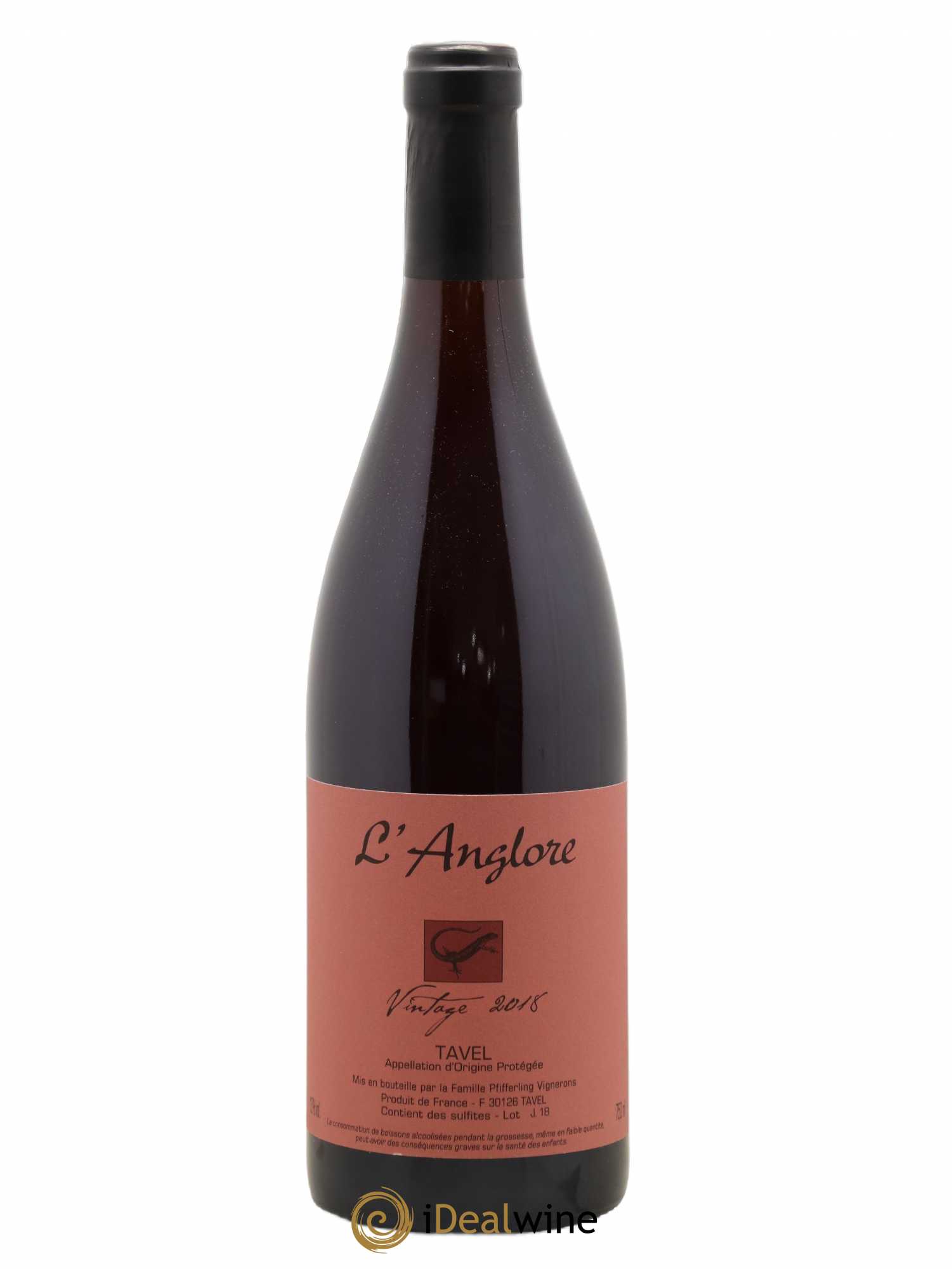 Tavel Vintage L'Anglore 2018 - Lot de 1 bouteille - 0