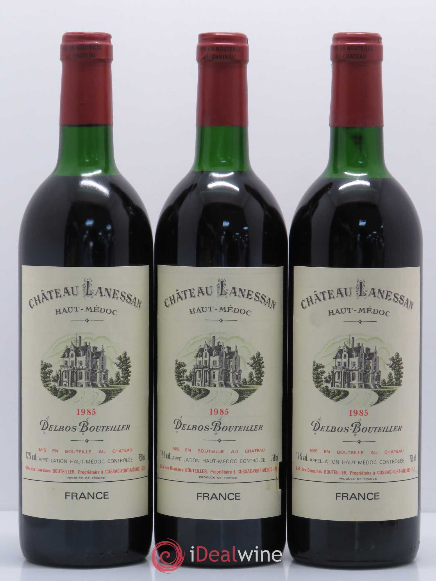 Château Lanessan Cru Bourgeois 1985 - Lot de 11 bouteilles - 1