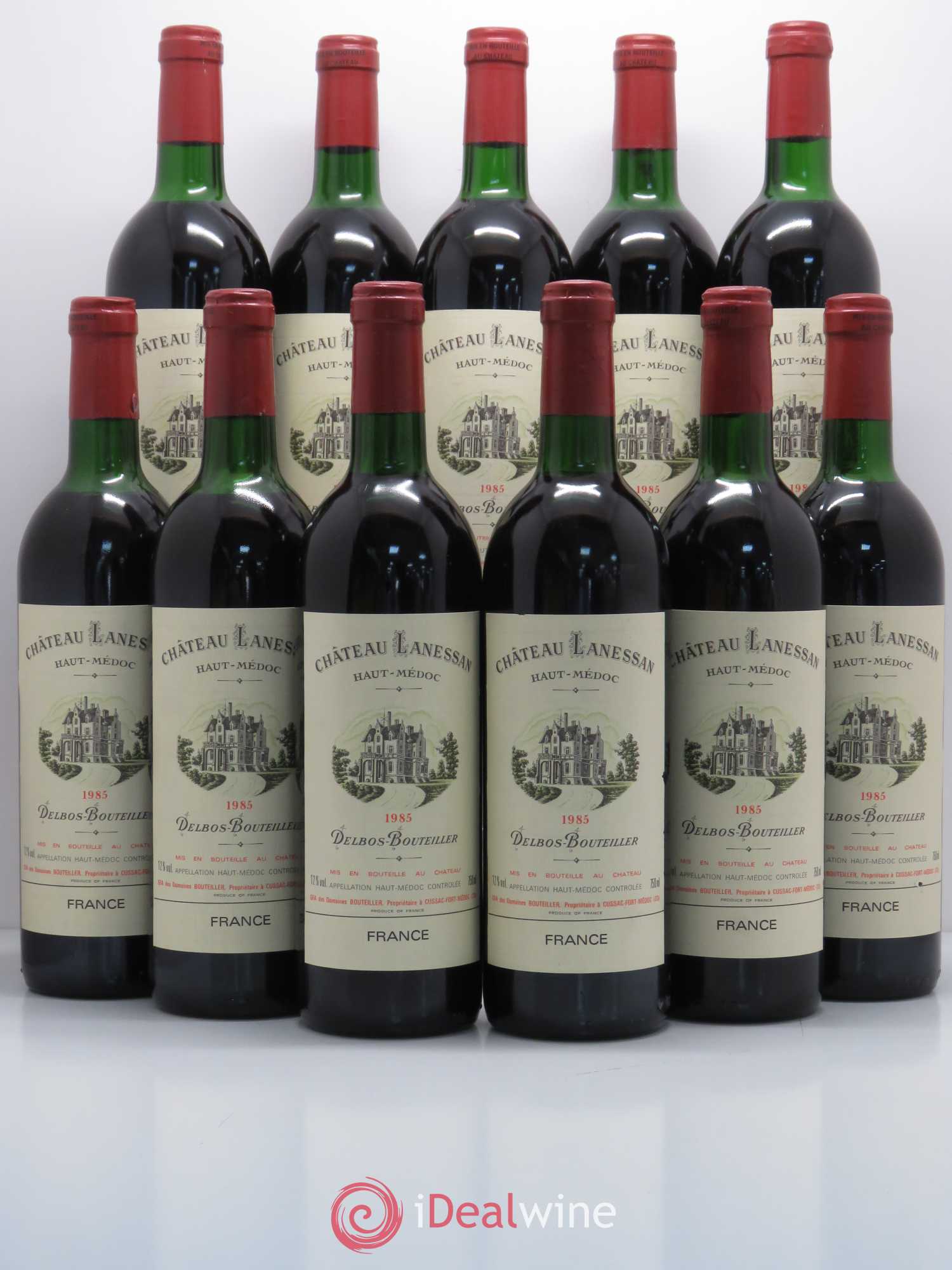 Château Lanessan Cru Bourgeois 1985 - Lot de 11 bouteilles - 0