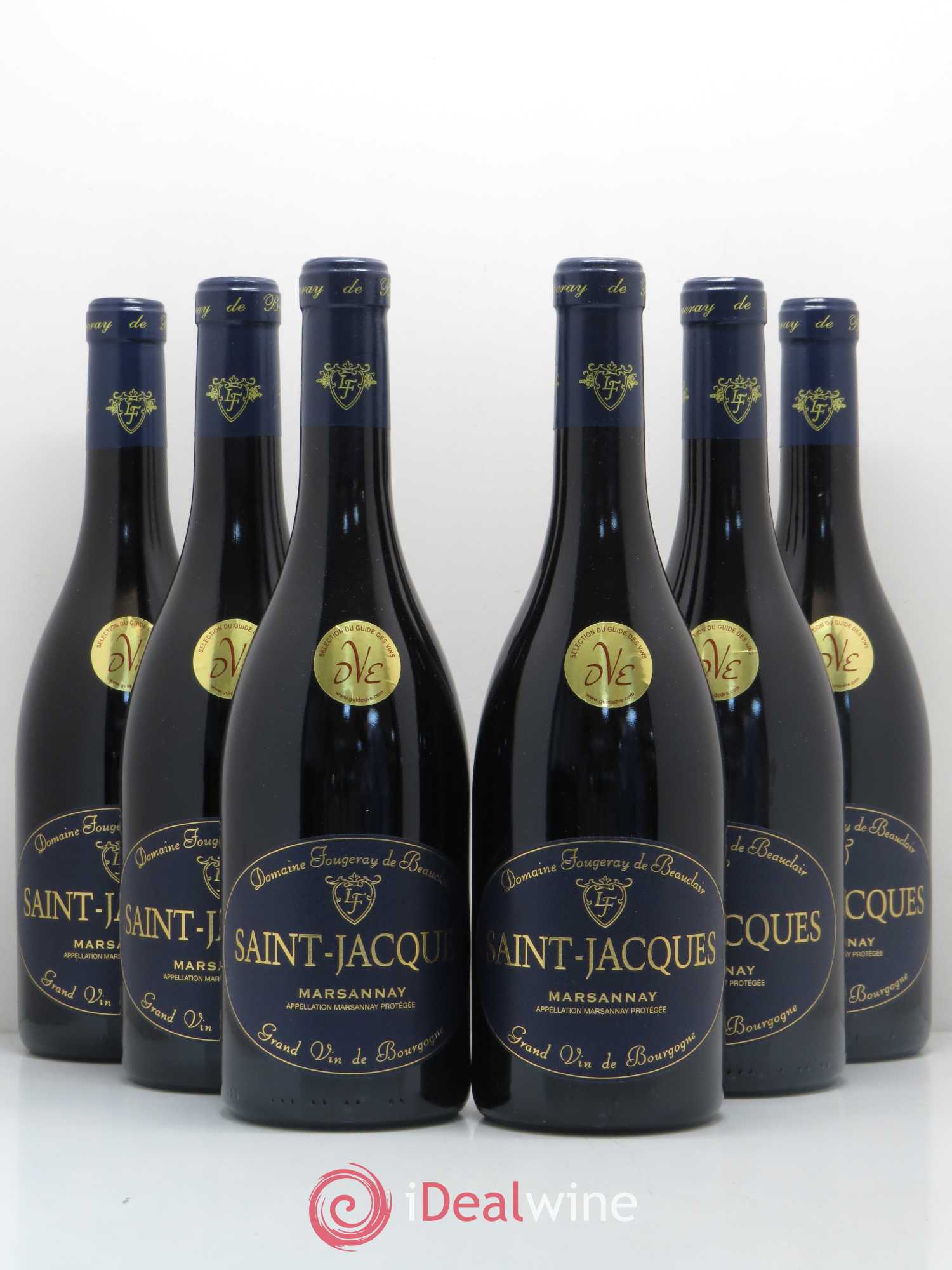 Marsannay Les Saint-Jacques Domaine Fougeray de Beauclair (sans prix de réserve) 2015 - Lot de 6 bouteilles - 0