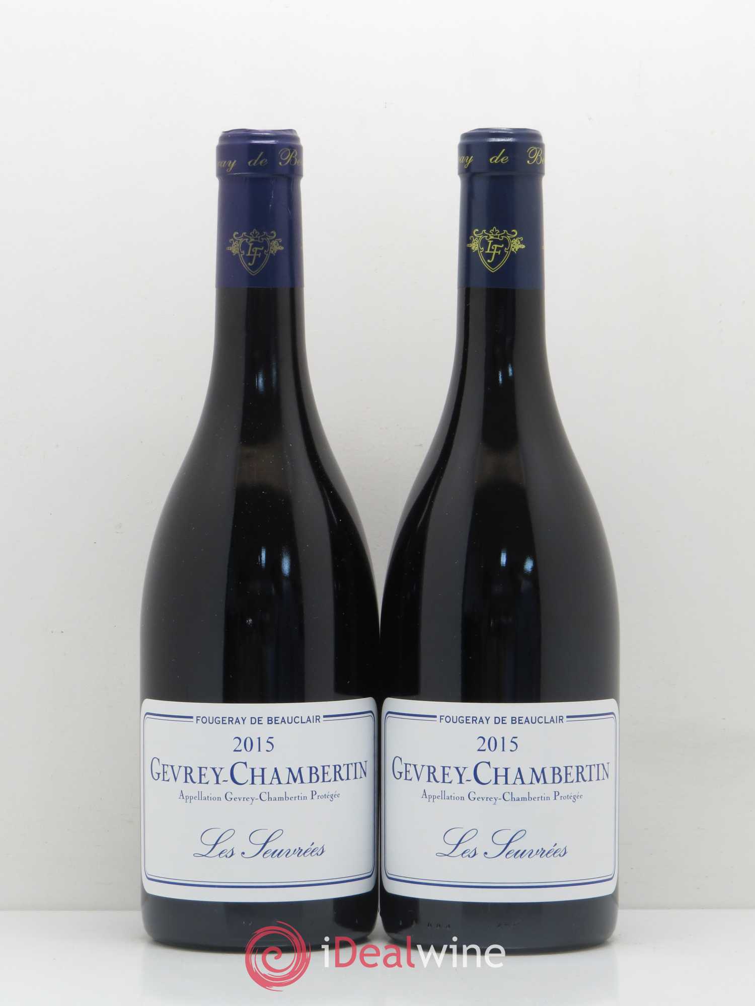 Gevrey-Chambertin Les Seuvrées Domaine Fougeray de Beauclair 2015 - Lot de 2 bouteilles - 0