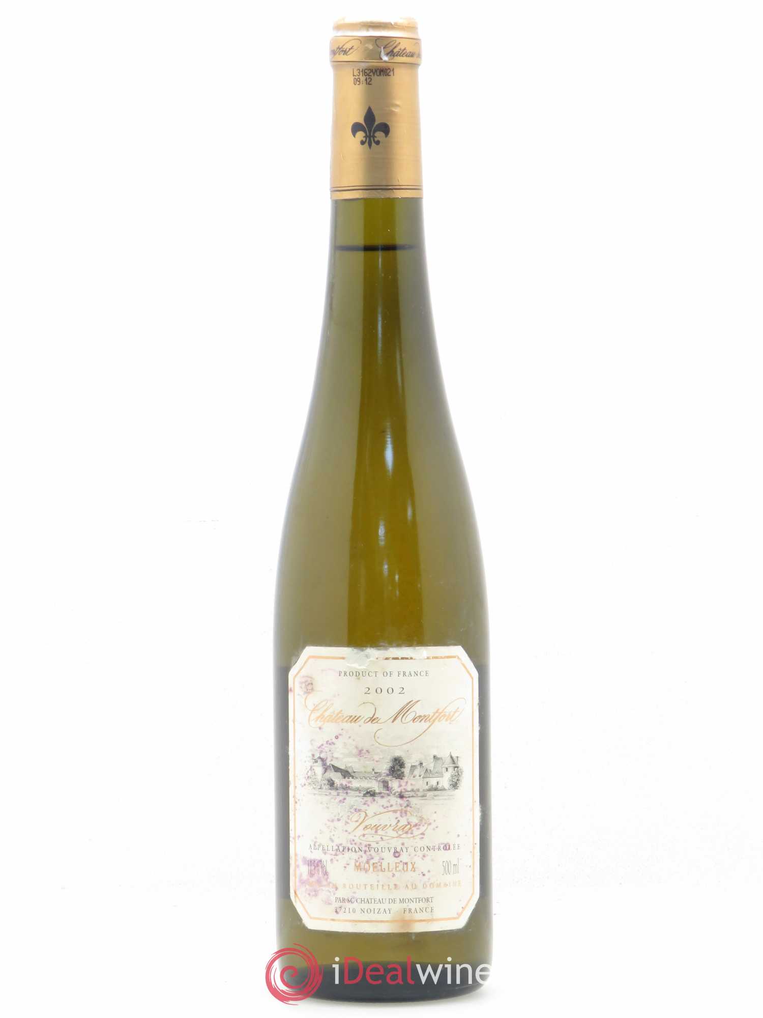 Vouvray Château du Montfort 2002 - Lot de 1 bouteille - 0