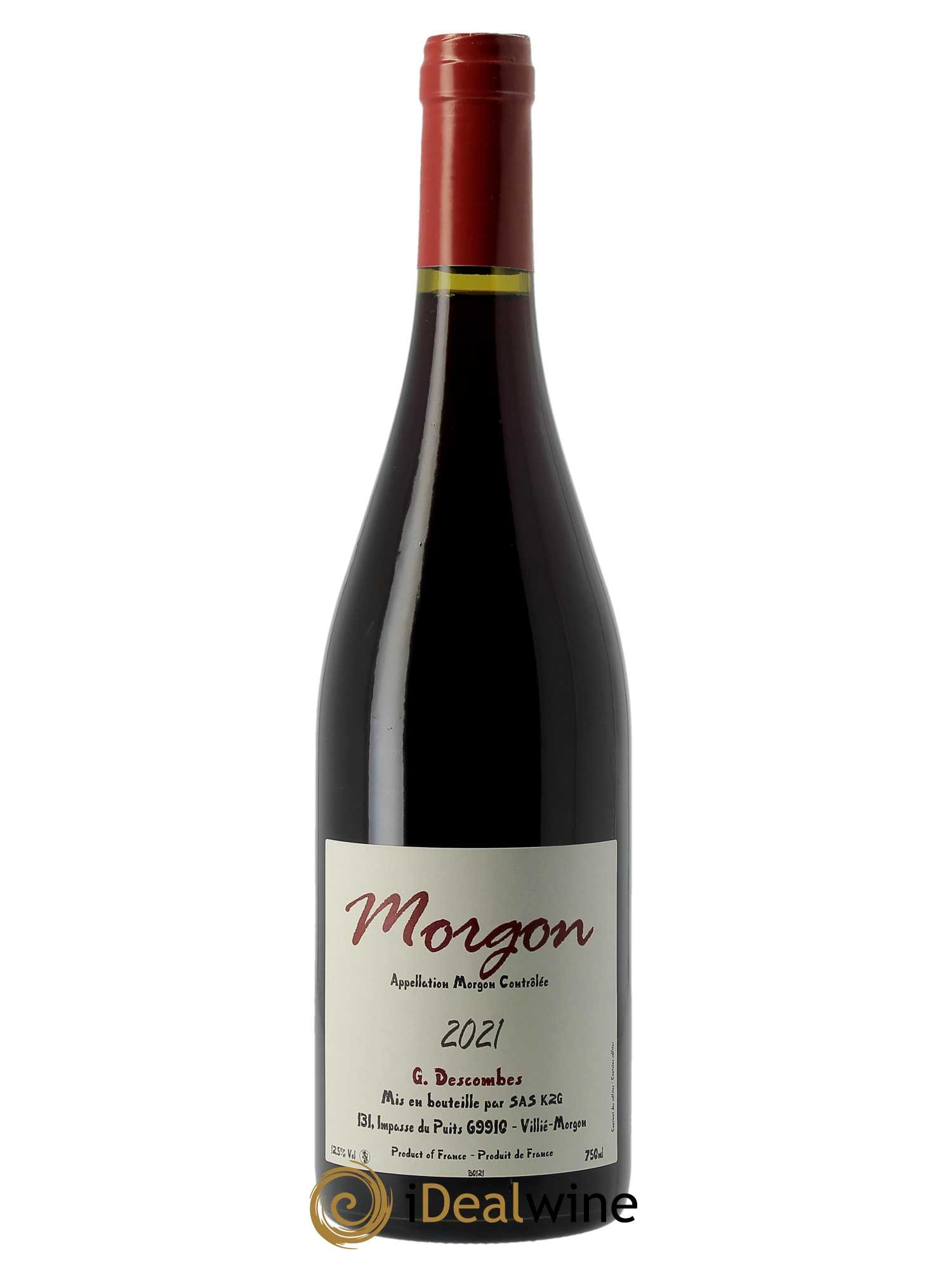 Morgon Georges Descombes (Domaine) 2021 - Lot de 1 bouteille - 0