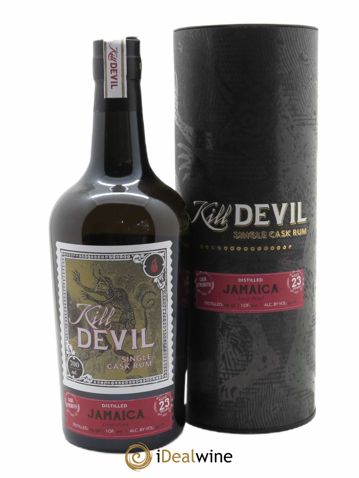 Rhum Long Pond 23 ans Single Cask Kill Devil Jamaica  - Posten von 1 Flasche - 0