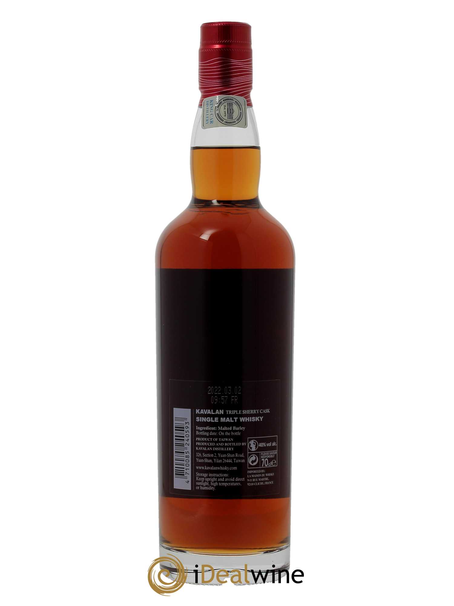 Whisky Kavalan Triple Sherry Cask Single Malt (70cl) - Lot of 1 bottle - 2