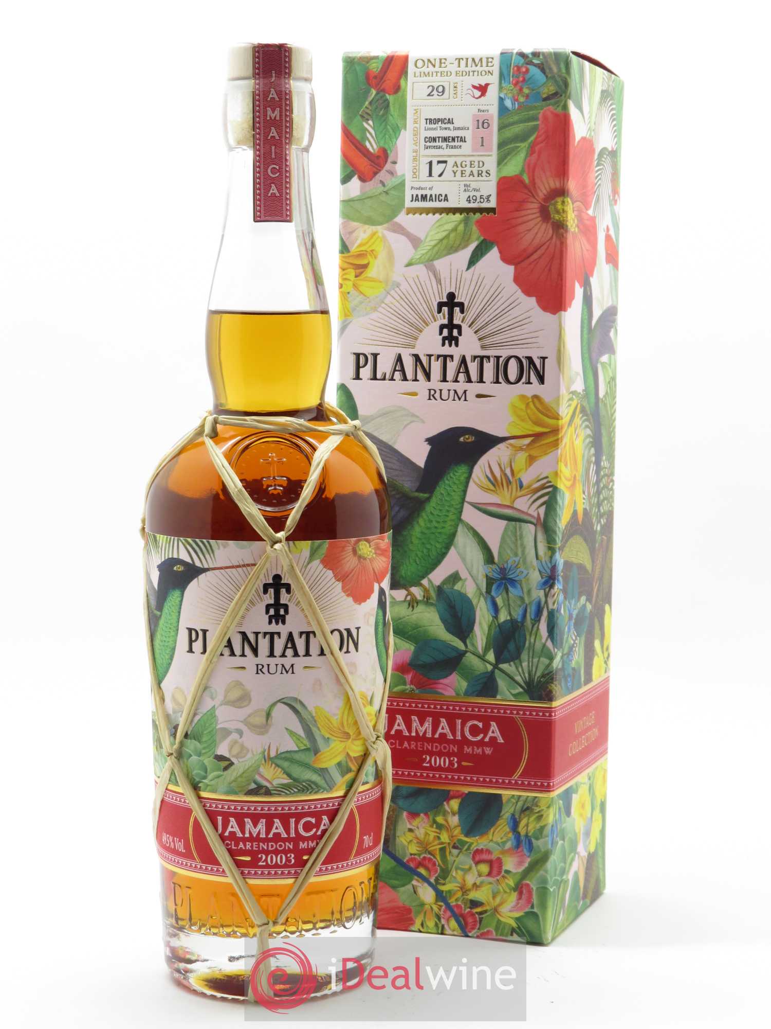 Rhum Plantation Rum Jamaica (70 cl) 2003 - Lot de 1 bouteille - 0