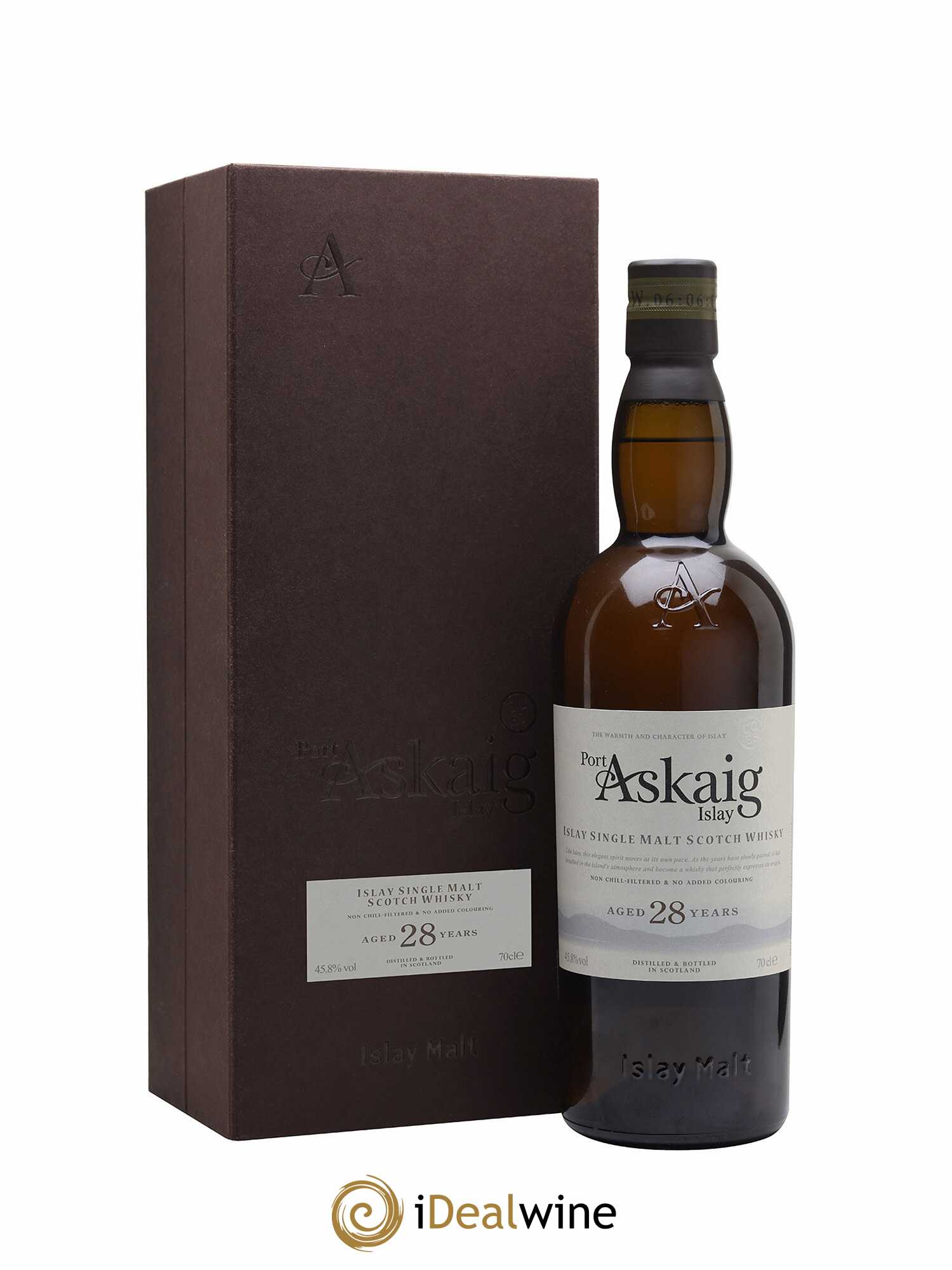 Whisky Port Askaig Single Malt 28 ans  (70 cl) - Lot de 1 bouteille - 0